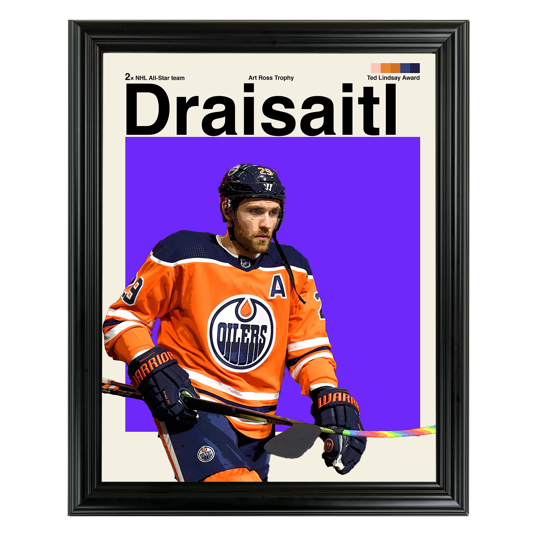 Leon Draisaitl Sports Art Framed Photo by Thomas Maxwell