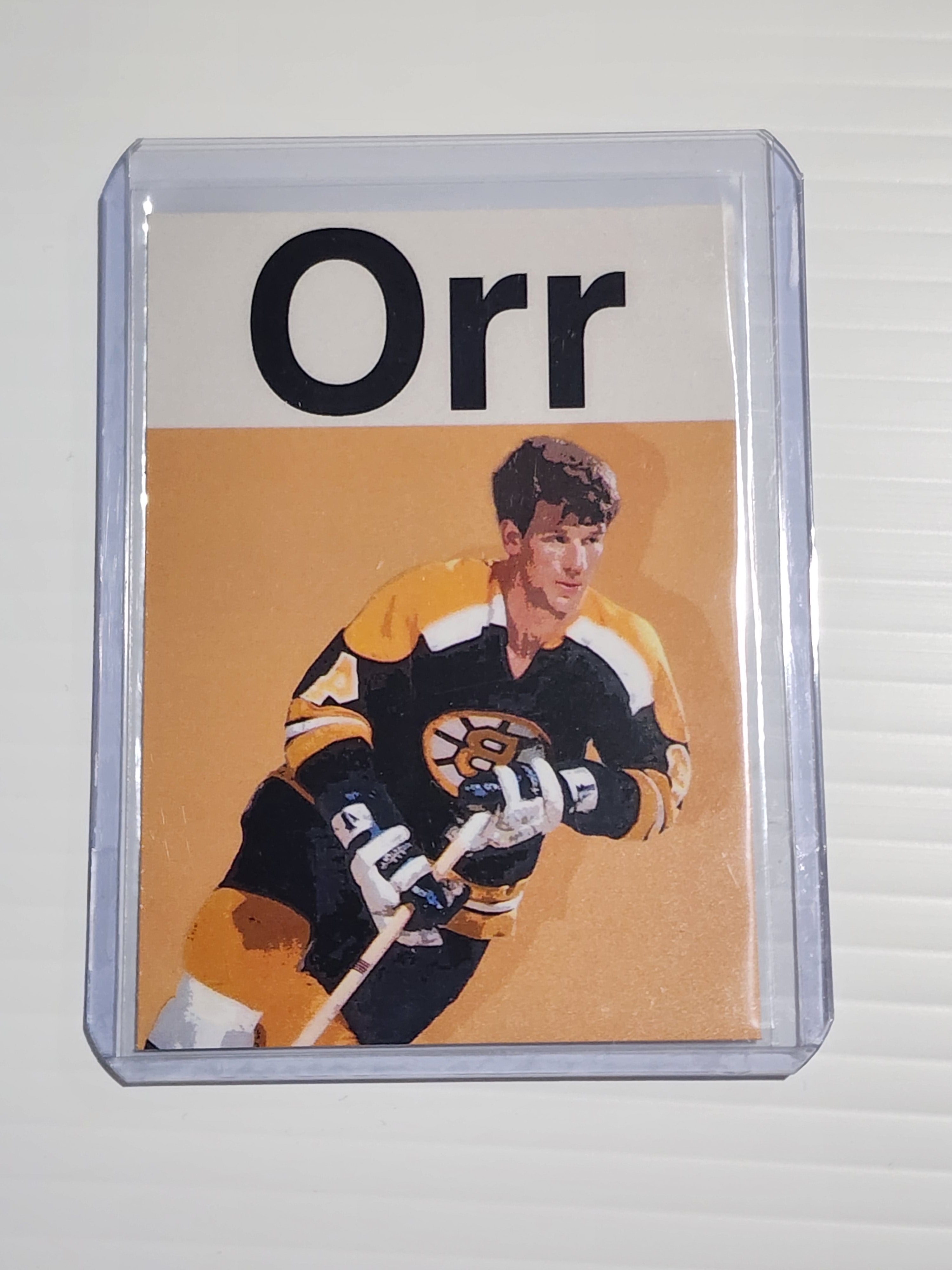 Bobby Orr Artist Signed Hockey Art Card 1/10