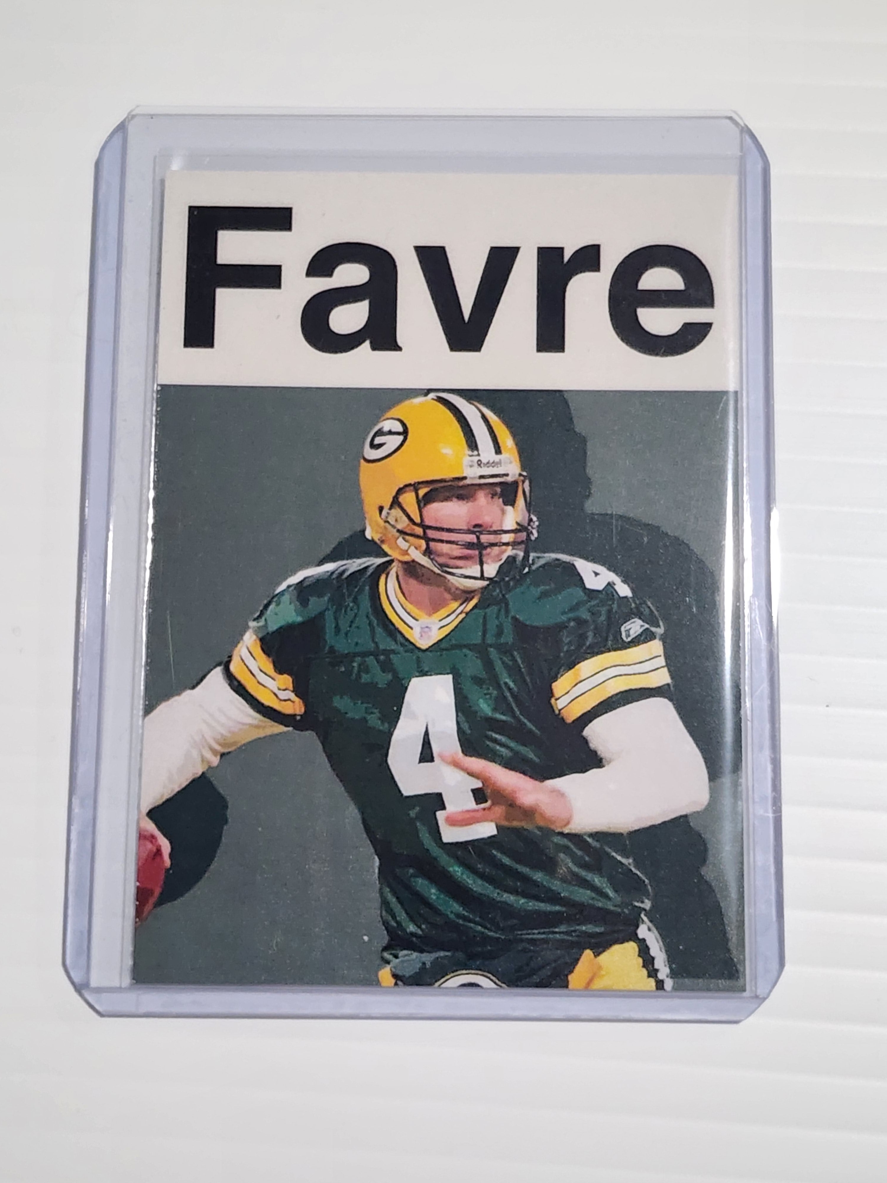 Brett Favre Artist Signed Football Art Card 1/10