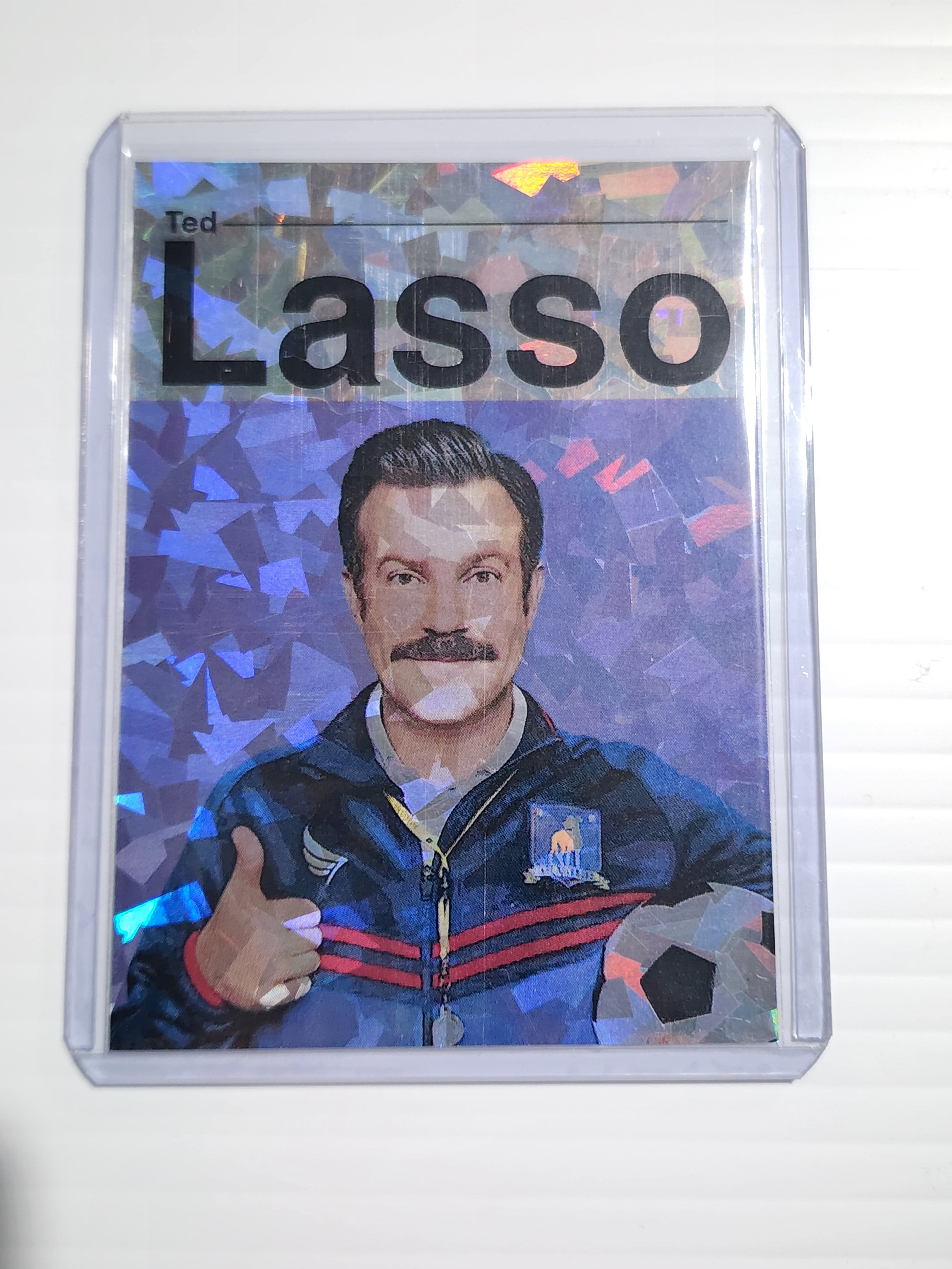 Ted Lasso Artist Signed Ted Lasso Refractor Art Card 1/1