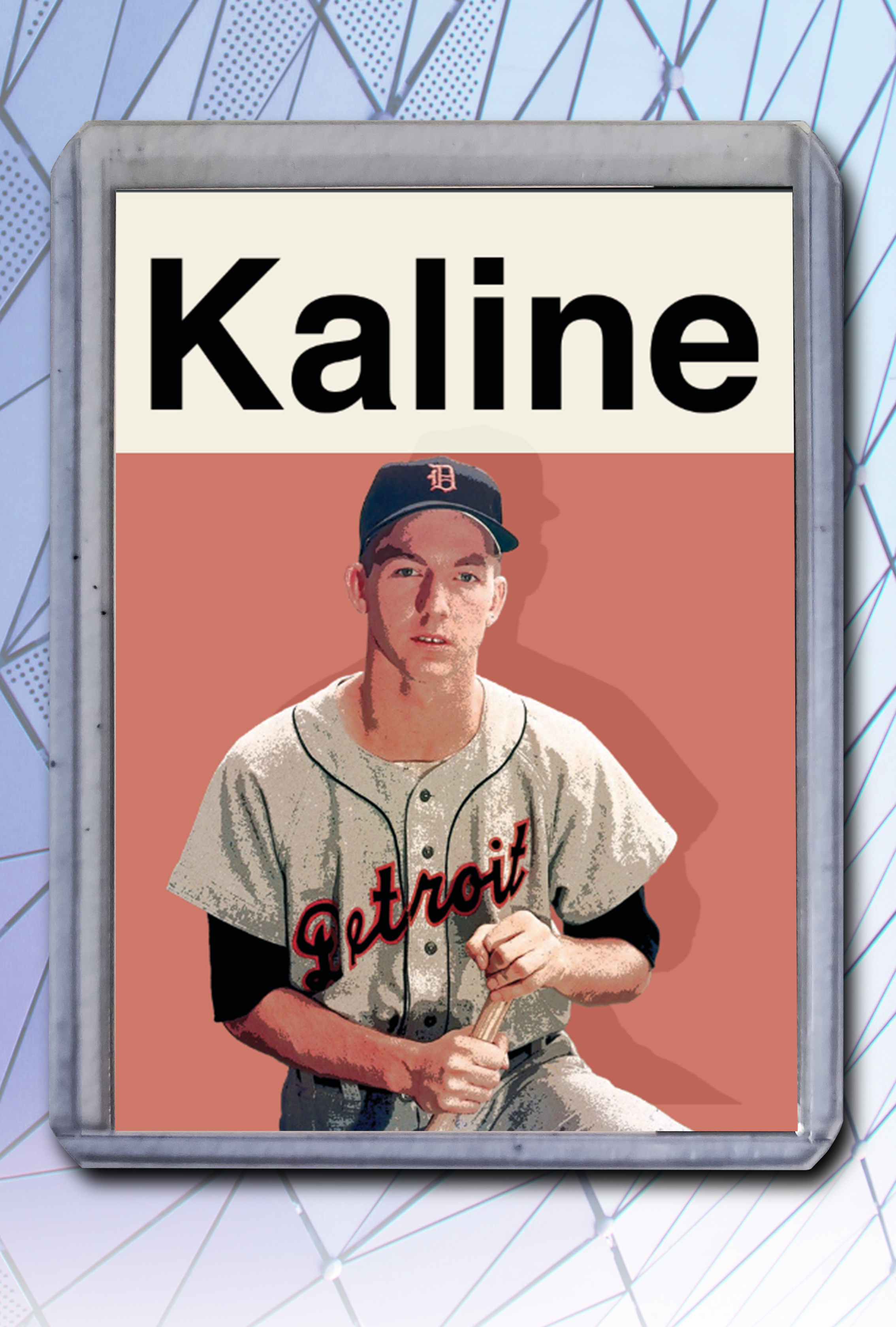 Al Kaline Artist Signed Baseball Art Card 2/10