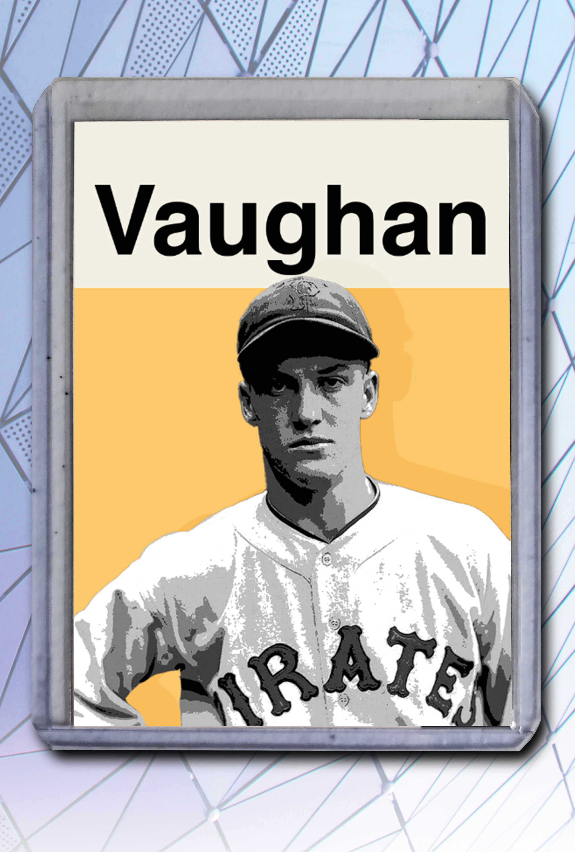 Arky Vaughan Artist Signed Baseball Art Card 3/10