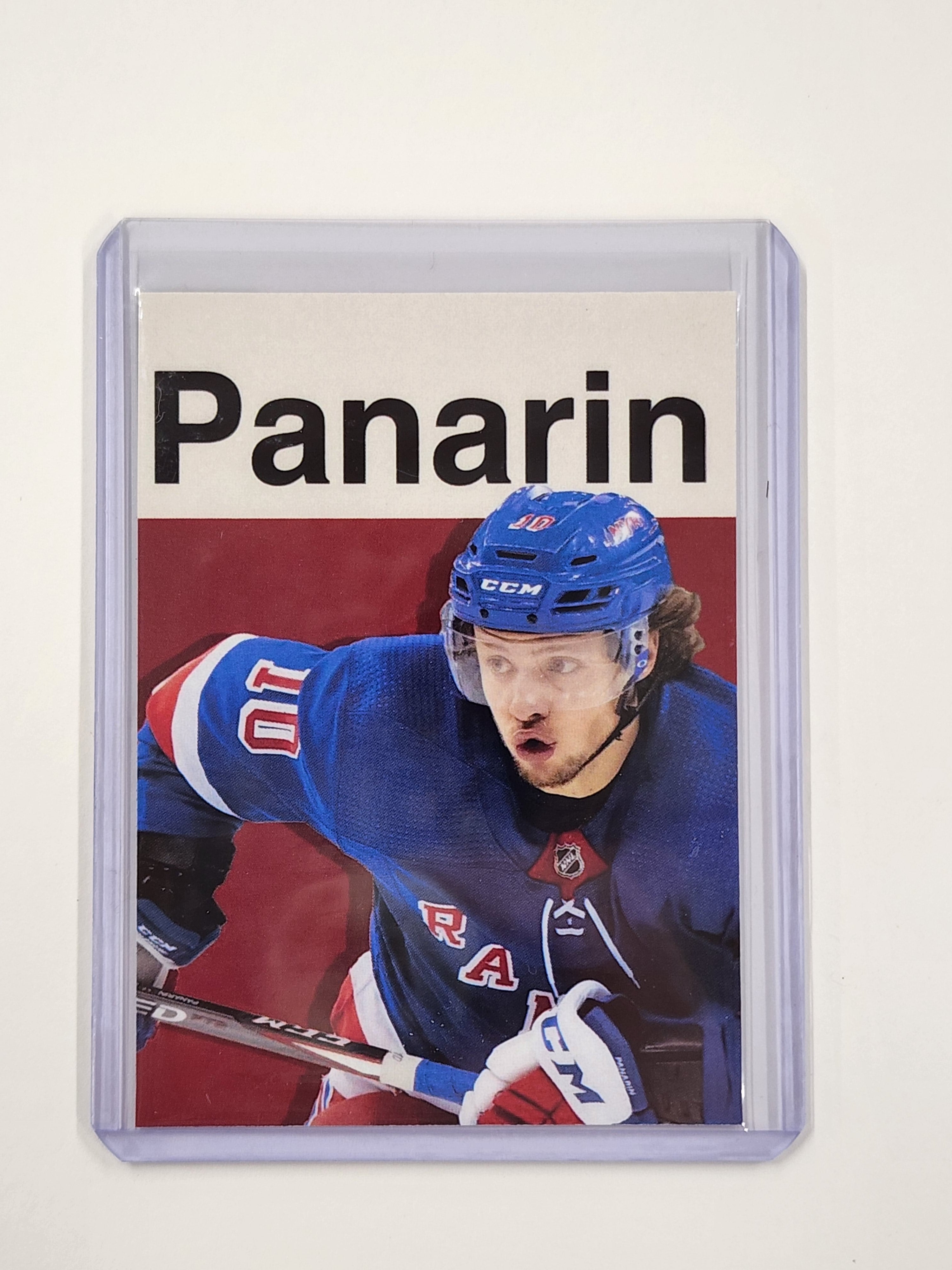 Artemi Panarin Artist Signed Hockey Art Card 1/10