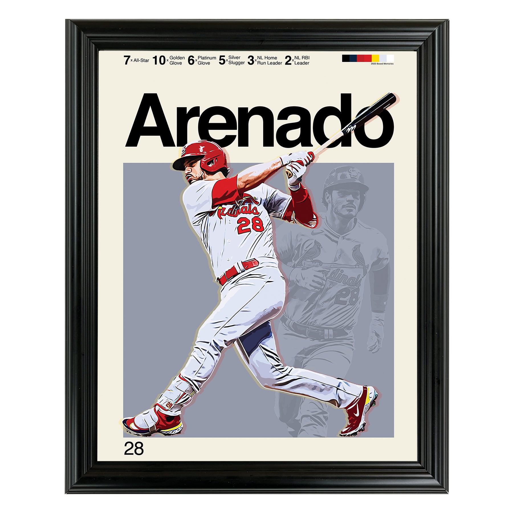 Nolan Arenado Framed Sports Art Photo by Thomas Maxwell