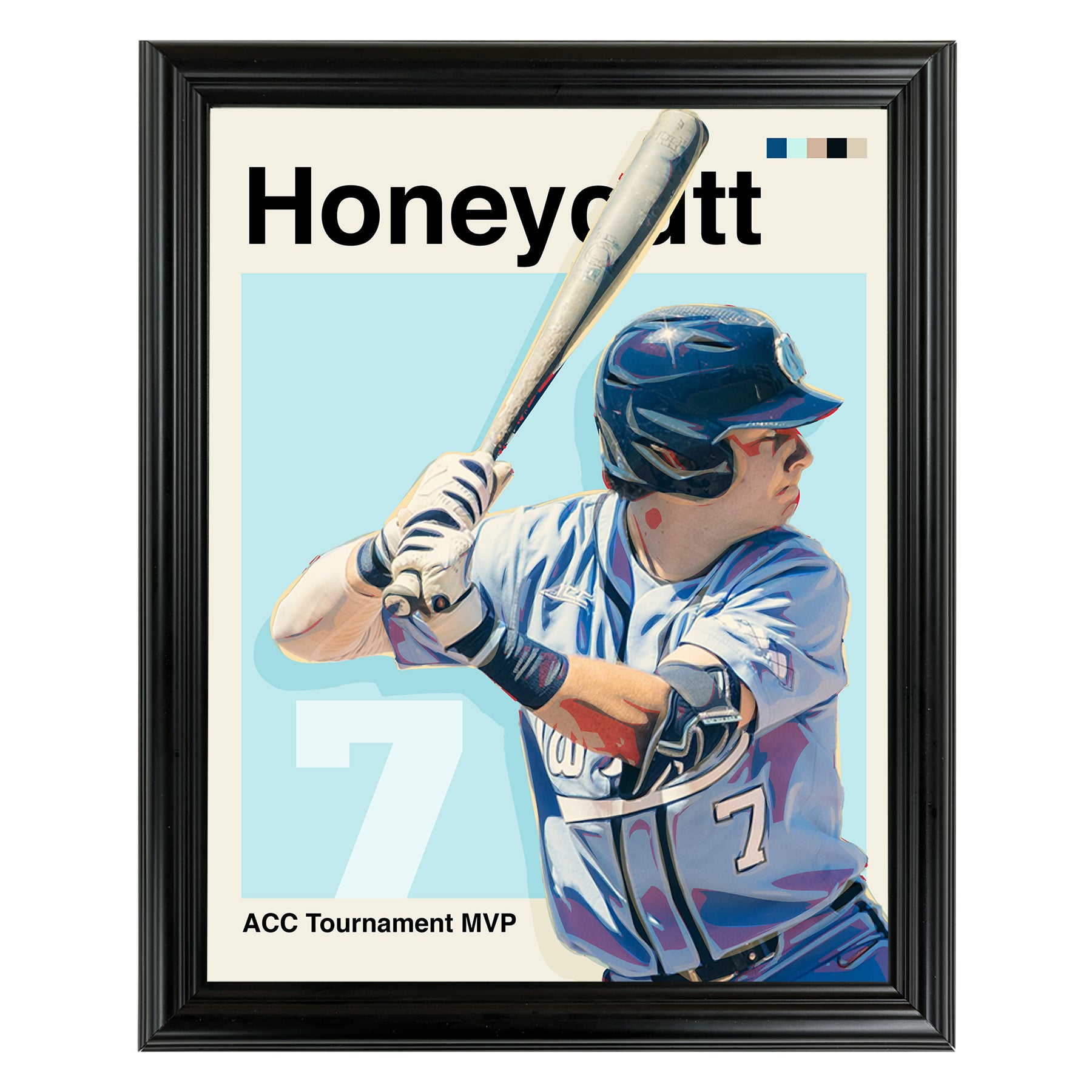 Vance Honeycutt Framed Sports Art Photo by Thomas Maxwell