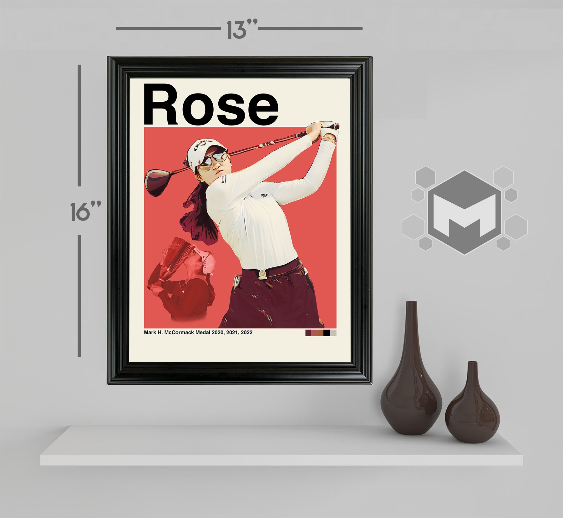 Rose Zhang - Amatuer Champ Framed Sports Art Photo by Thomas Maxwell