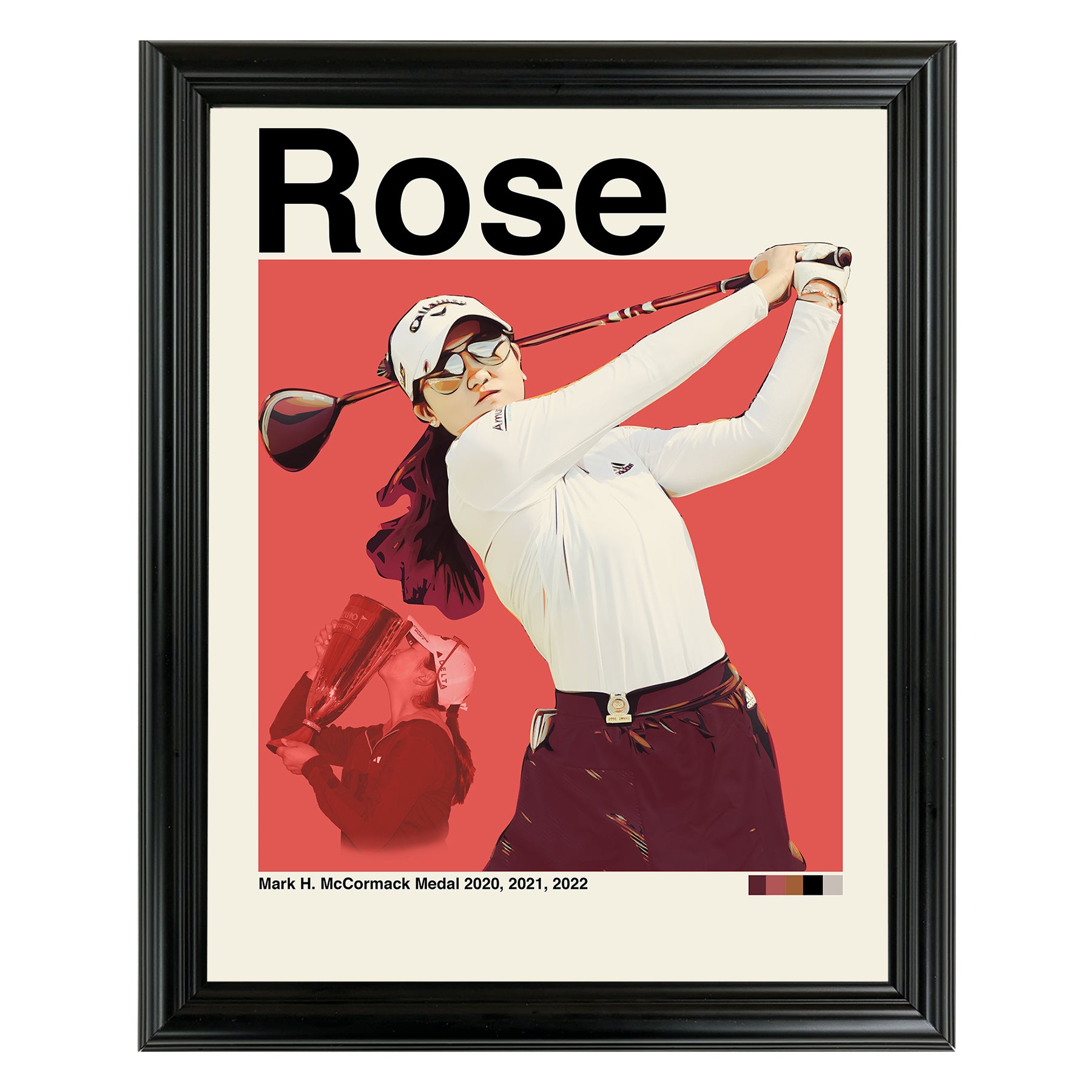 Rose Zhang - Amatuer Champ Framed Sports Art Photo by Thomas Maxwell