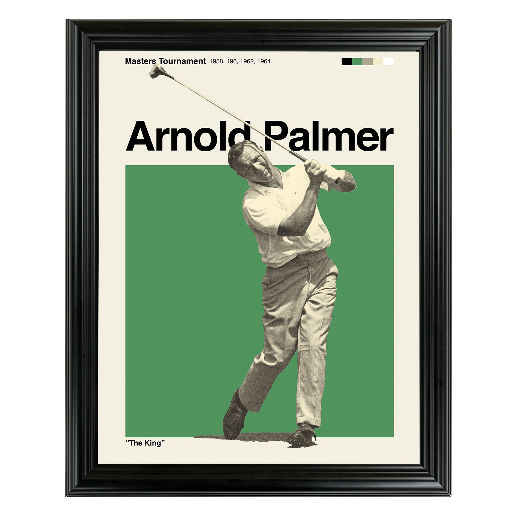 Arnold Palmer Framed Sports Art Photo by Thomas Maxwell