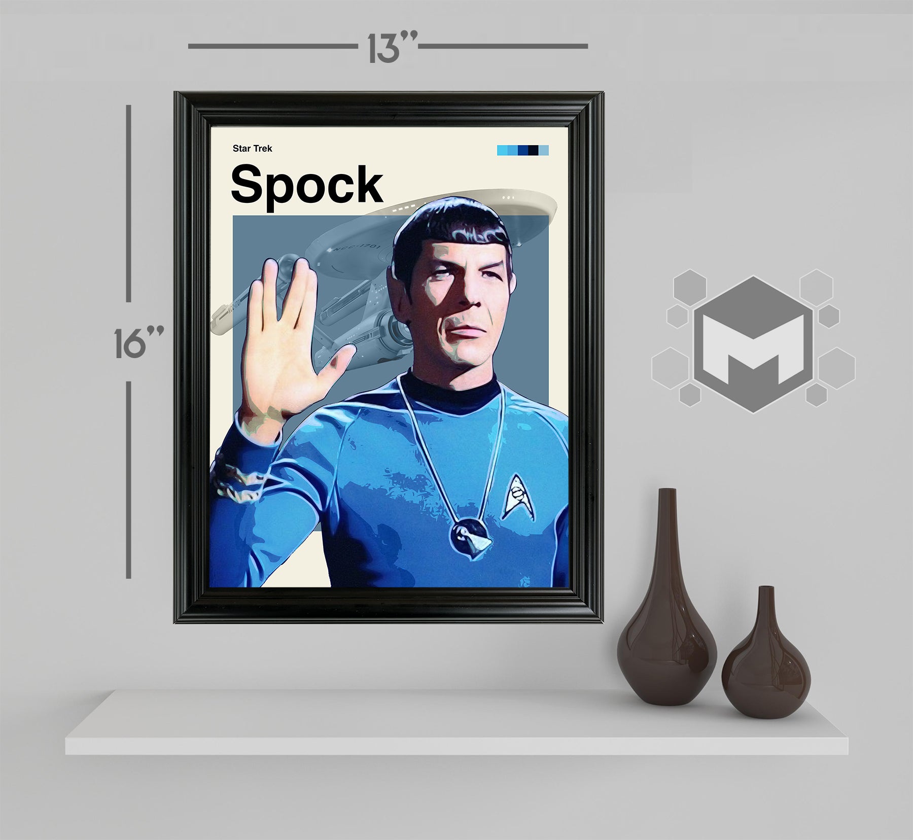 Spock Framed Sports Art Photo by Thomas Maxwell