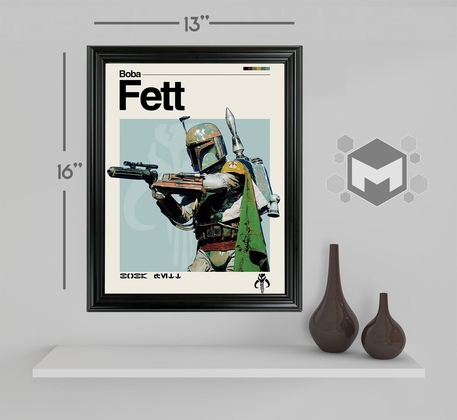 Boba Fett Framed Sports Art Photo by Thomas Maxwell