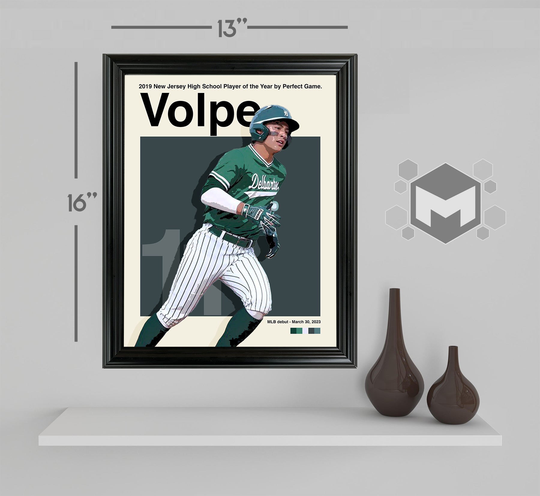 Anthony Volpe Framed Sports Art Photo by Thomas Maxwell