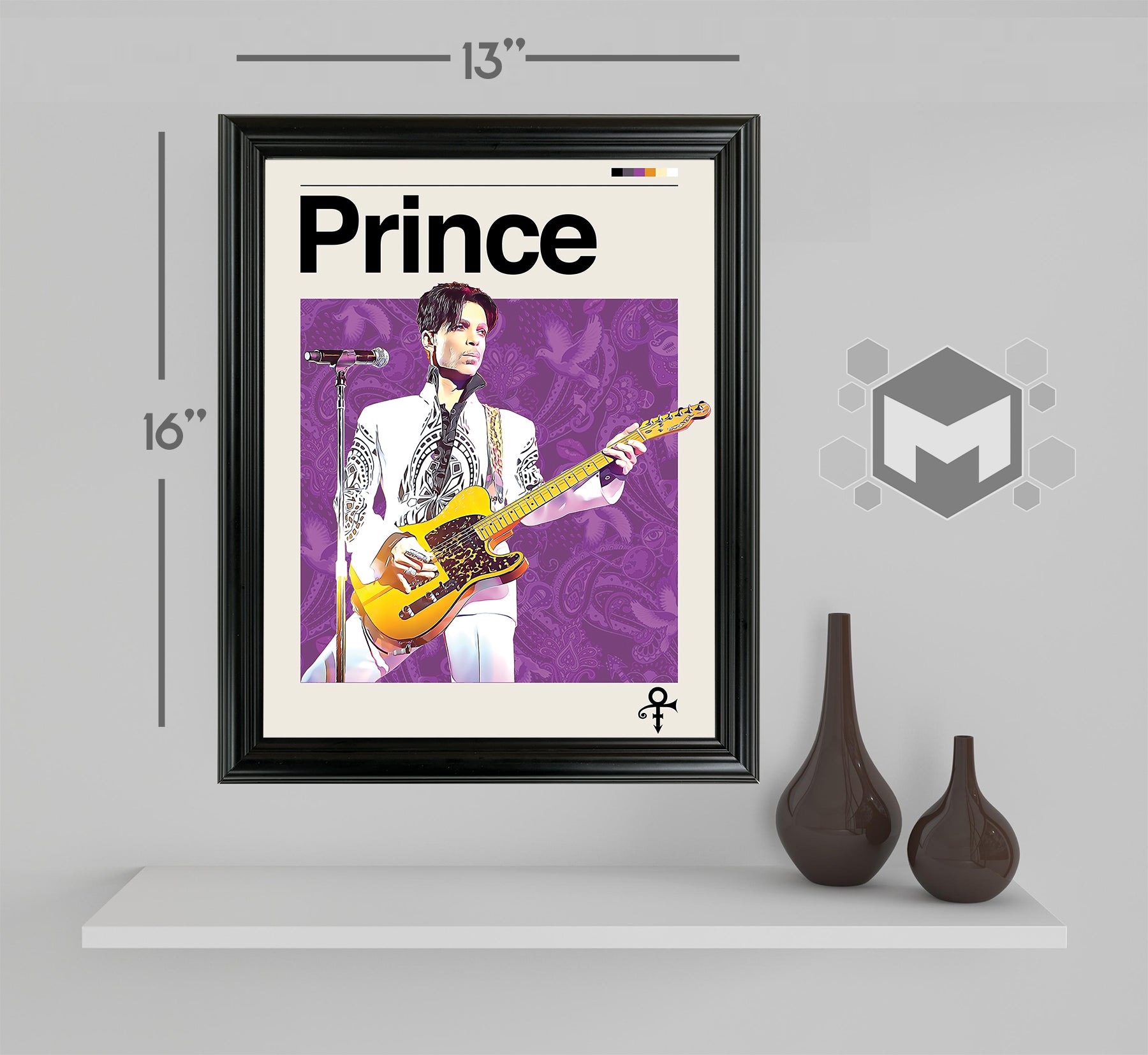 Prince Framed Sports Art Photo by Thomas Maxwell