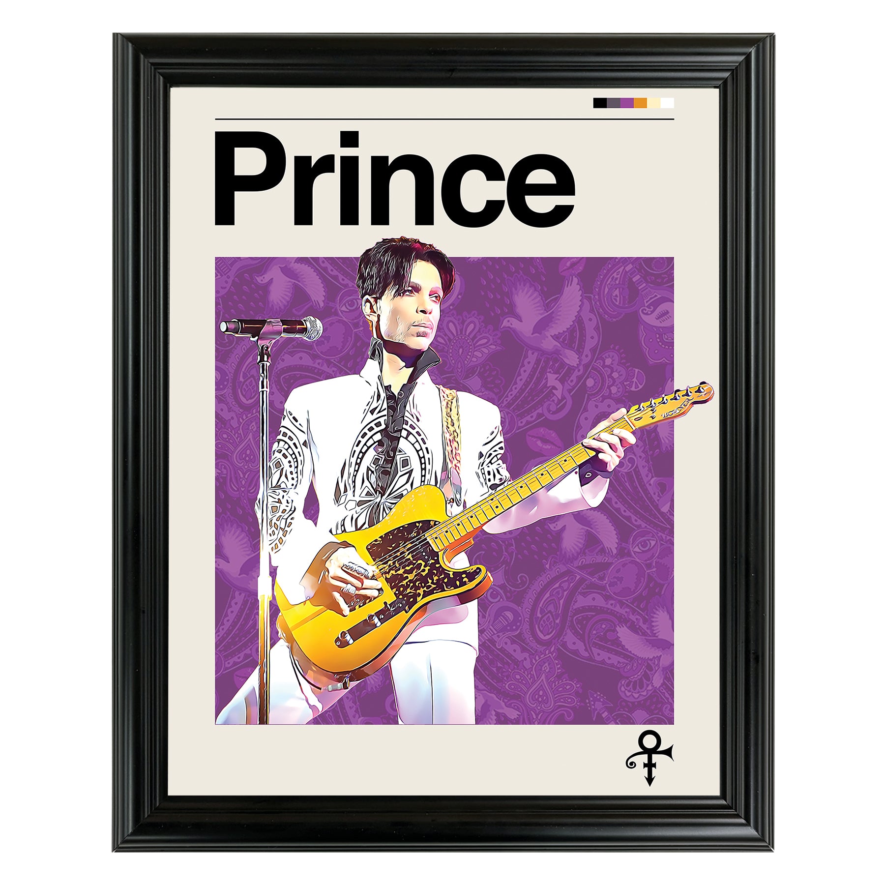 Prince Framed Sports Art Photo by Thomas Maxwell