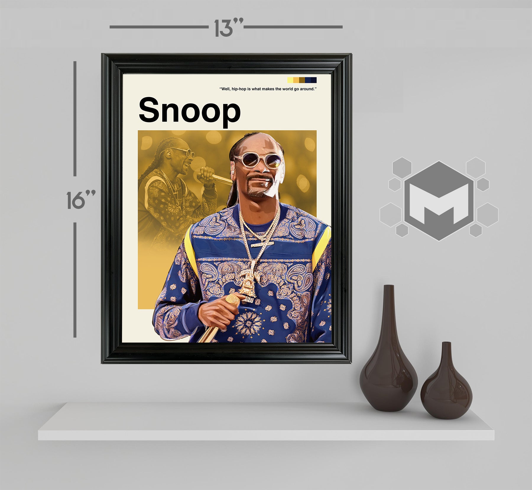 Snoop Dogg Framed Sports Art Photo by Thomas Maxwell