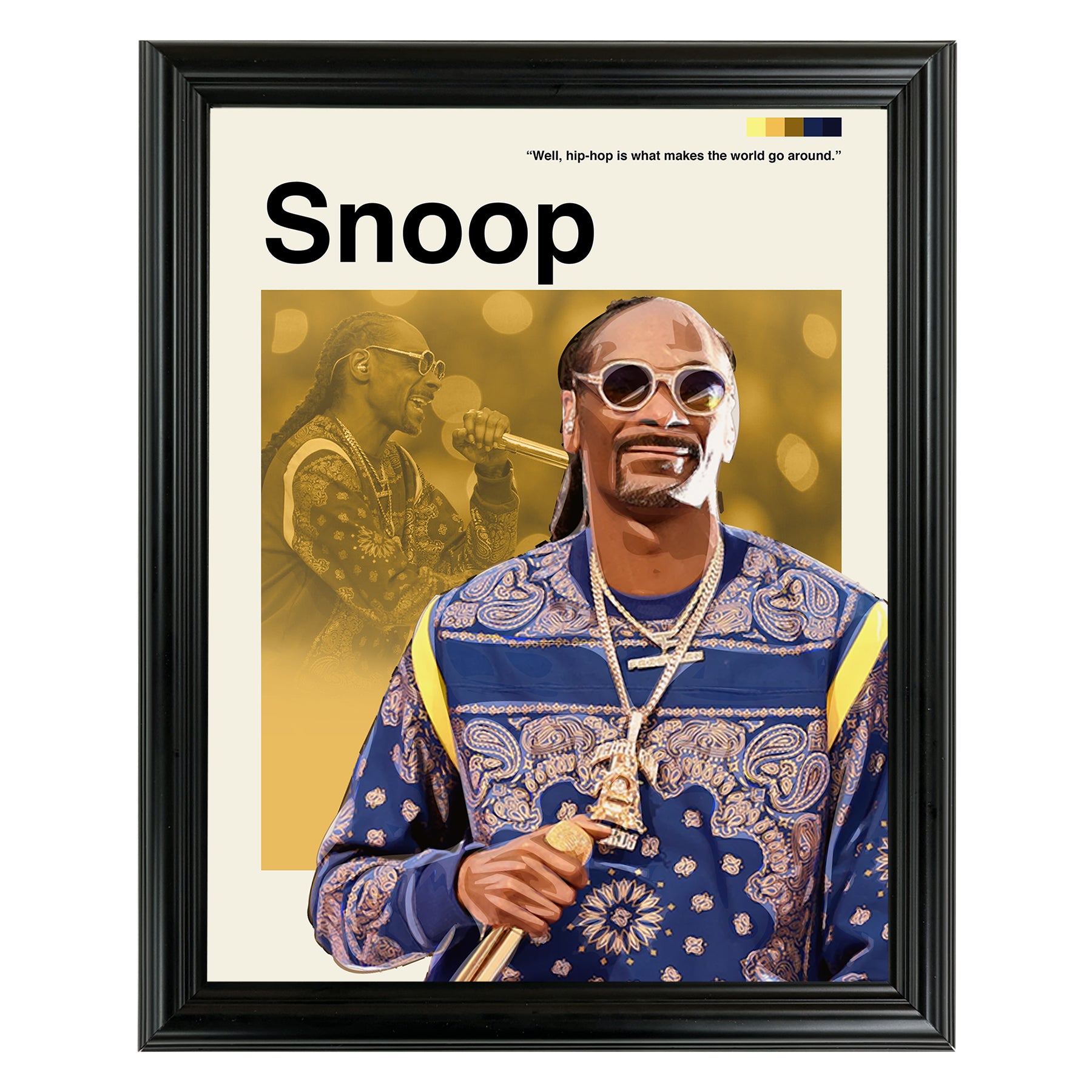 Snoop Dogg Framed Sports Art Photo by Thomas Maxwell