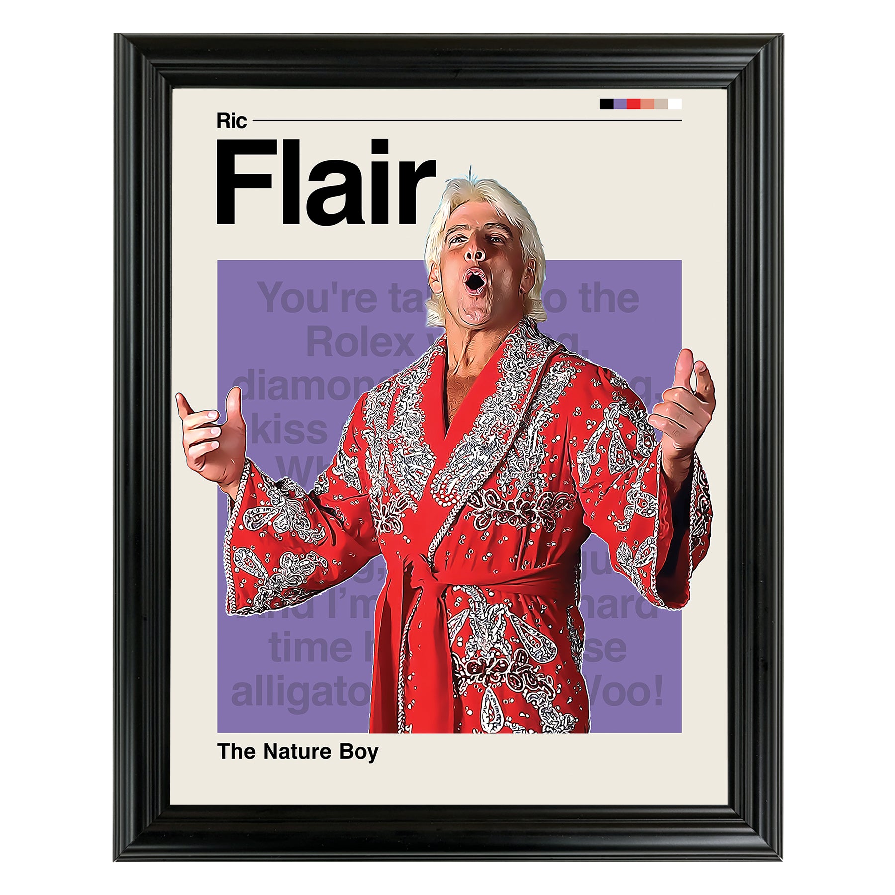 Ric Flair Framed Sports Art Photo by Thomas Maxwell