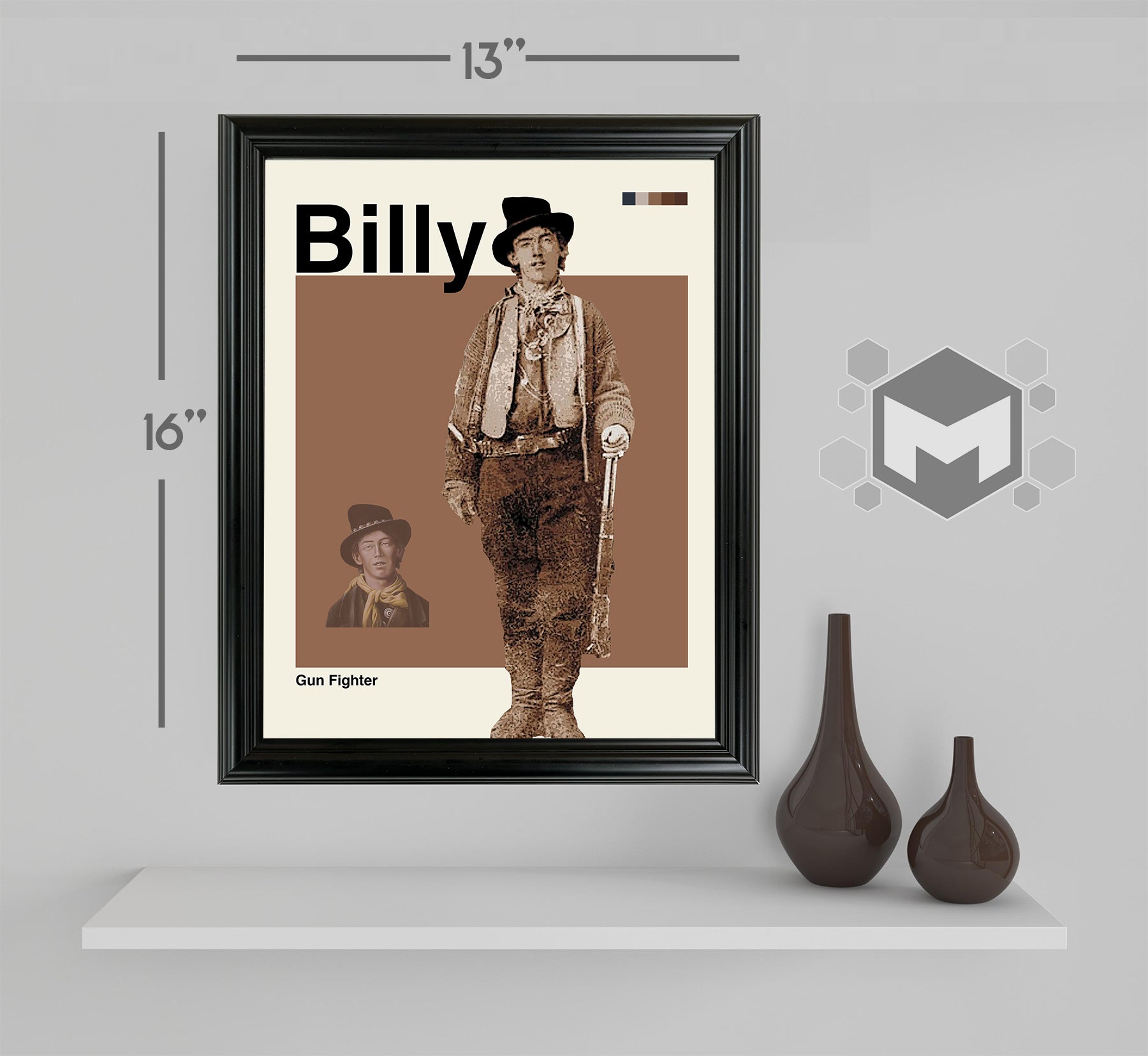 Billy the Kid Framed Sports Art Photo by Thomas Maxwell