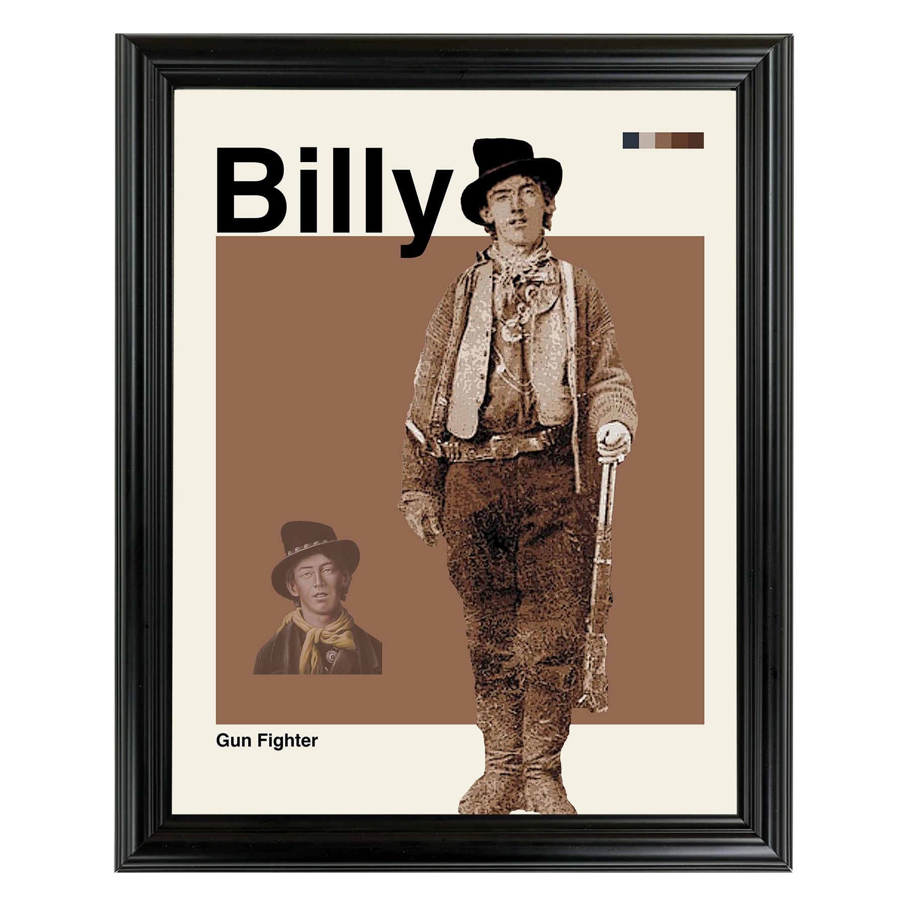 Billy the Kid Framed Sports Art Photo by Thomas Maxwell