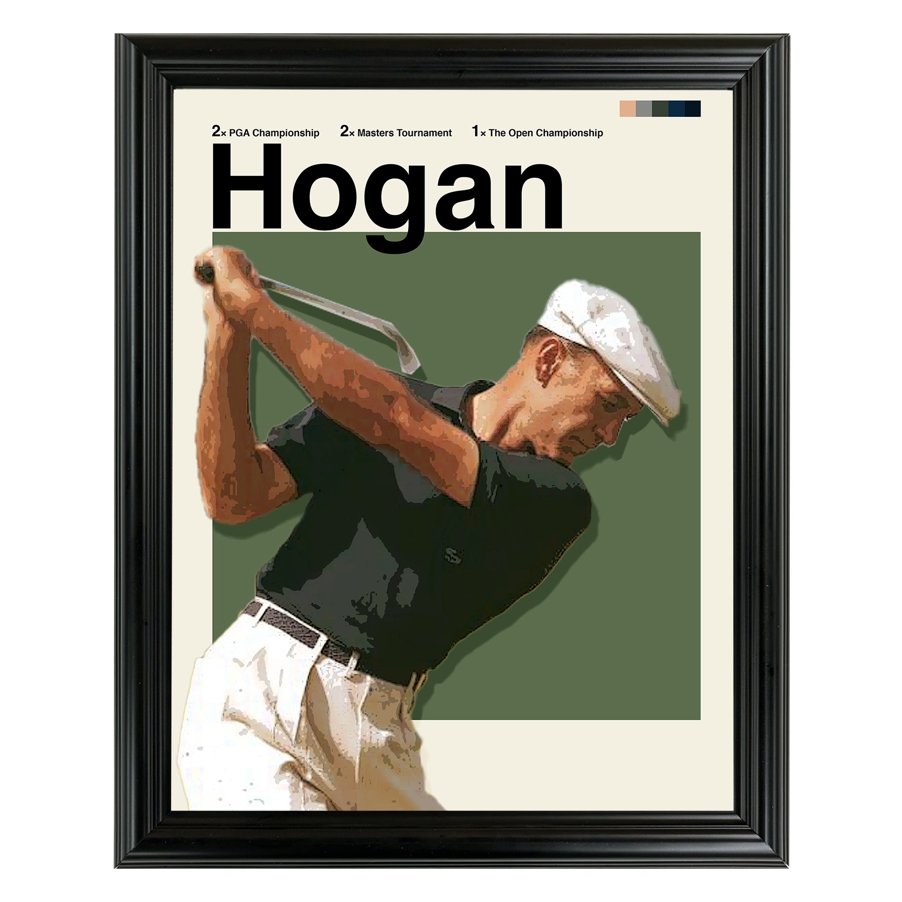 Ben Hogan Framed Sports Art Photo by Thomas Maxwell