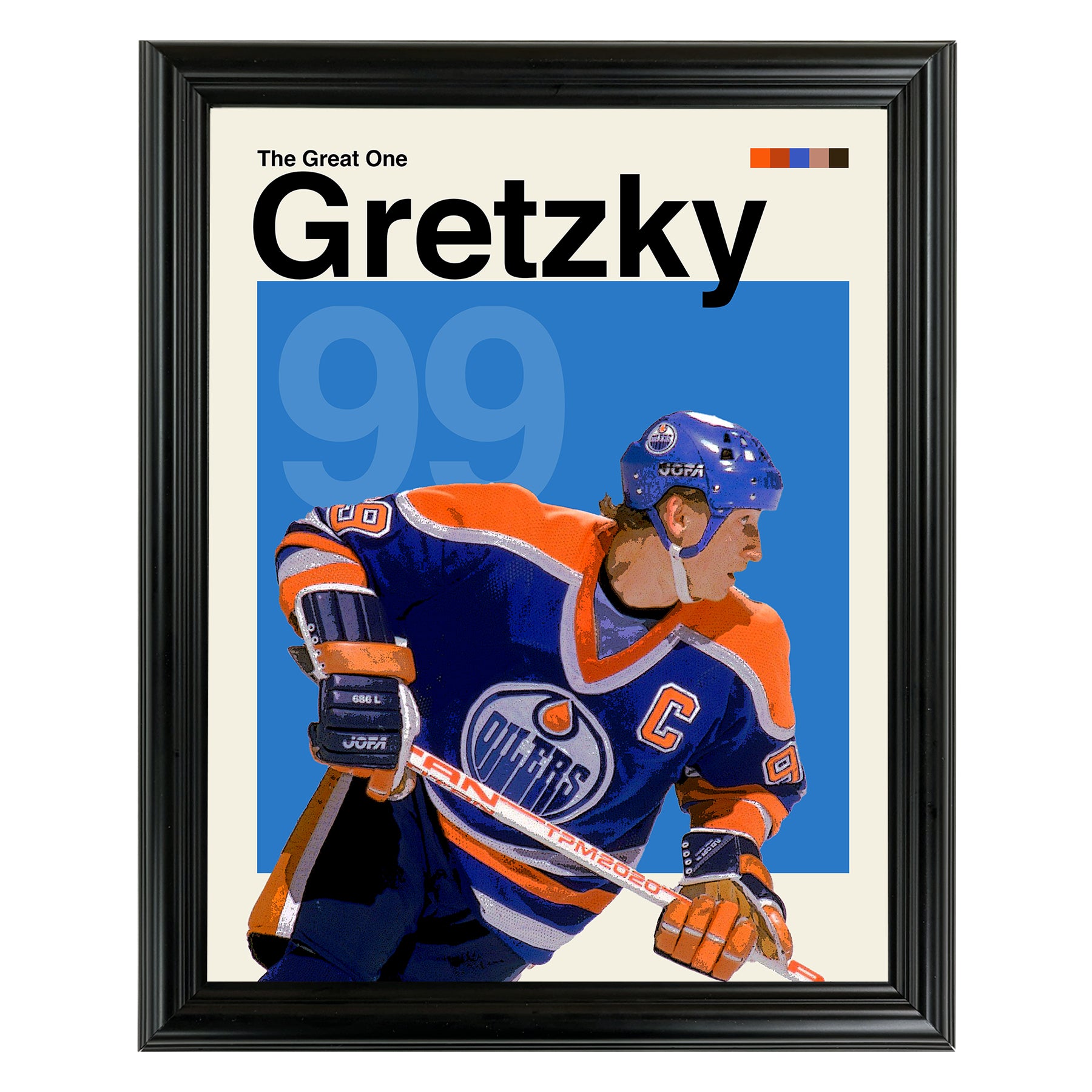 Wayne Gretzky Framed Sports Art Photo by Thomas Maxwell