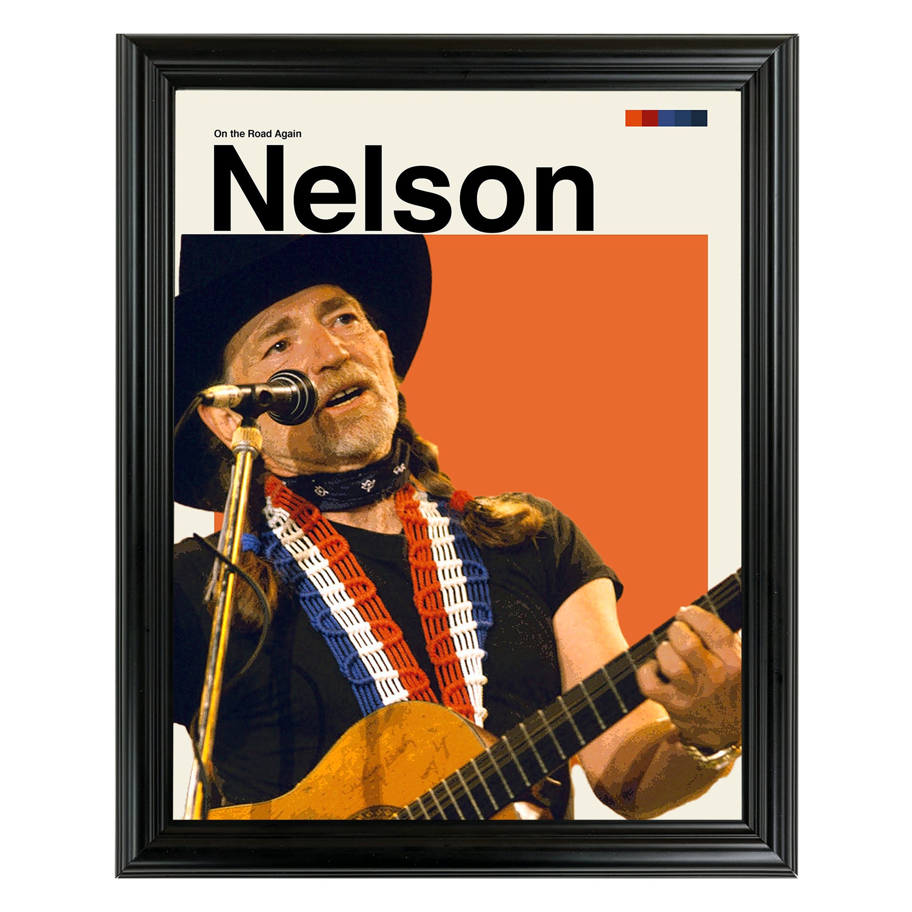 Willie Nelson Framed Sports Art Photo by Thomas Maxwell