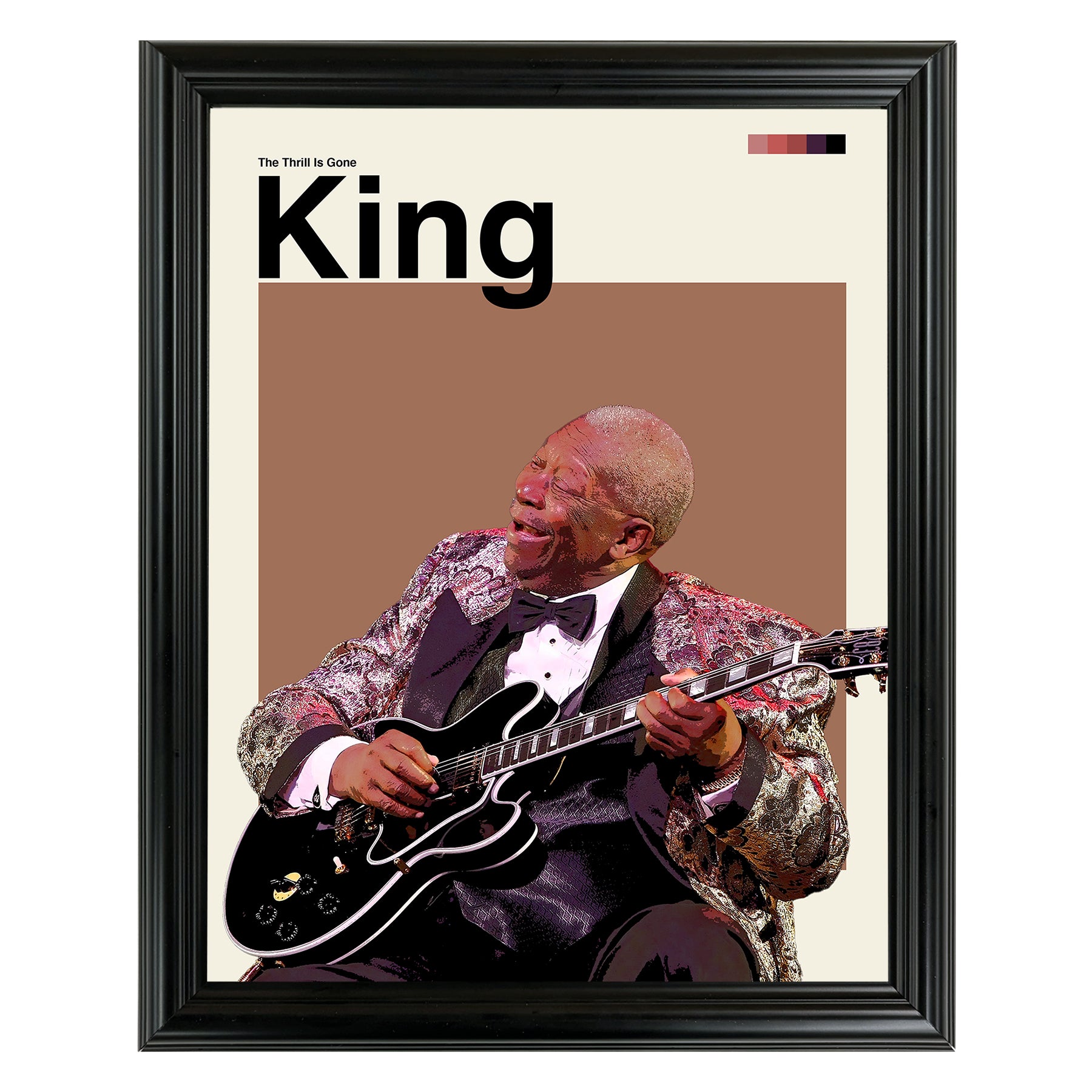 BB King Framed Sports Art Photo by Thomas Maxwell