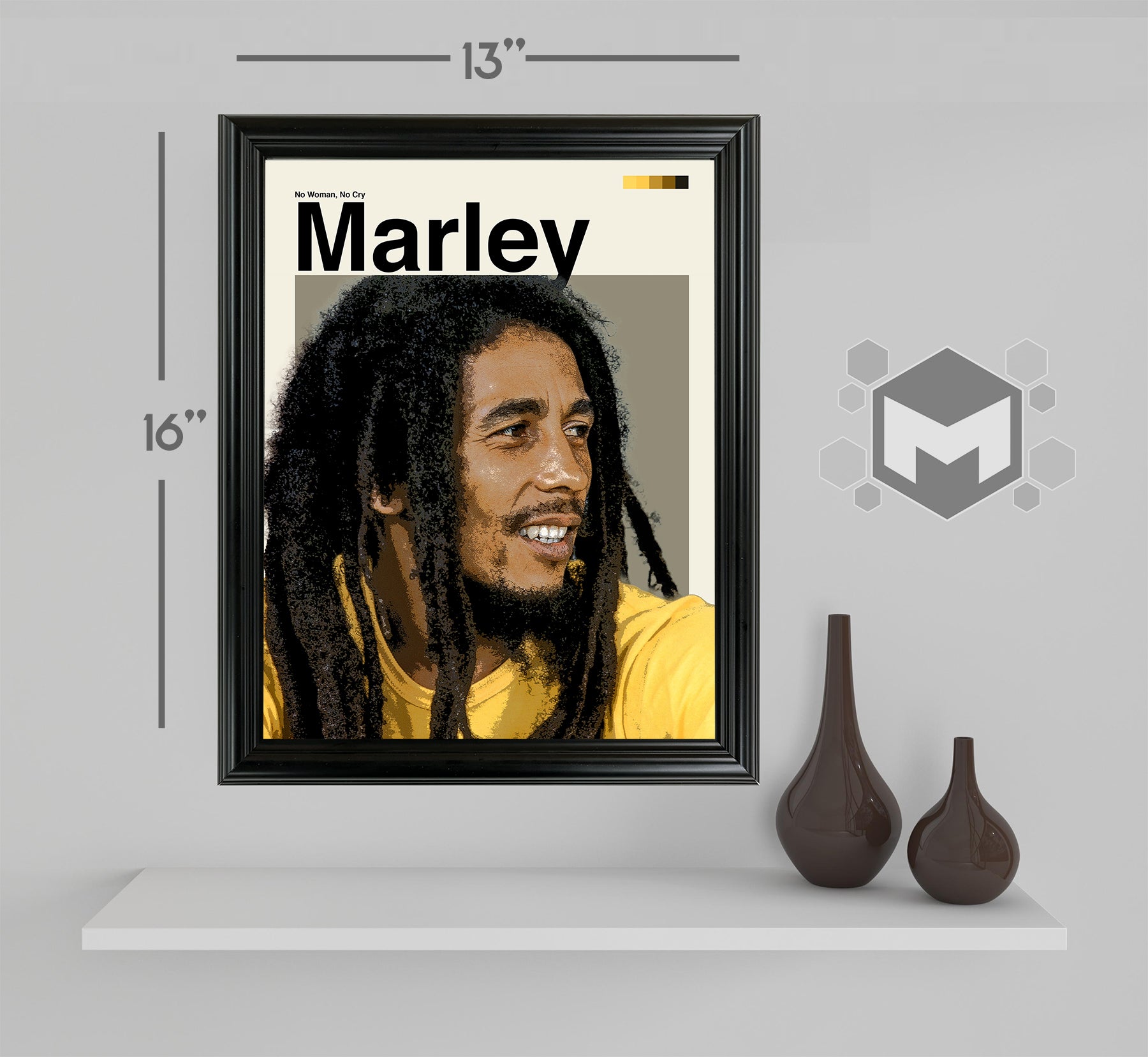 Bob Marley Framed Sports Art Photo by Thomas Maxwell