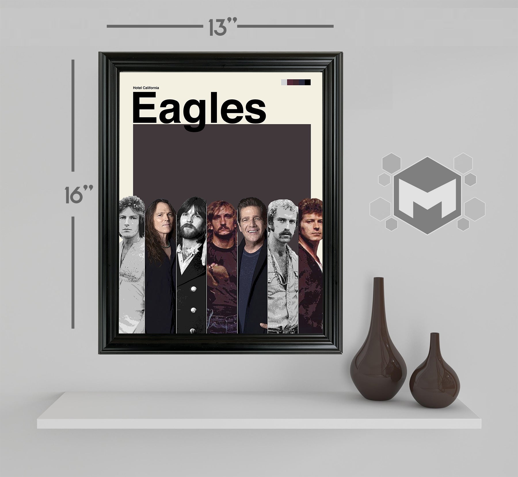 The Eagles Framed Sports Art Photo by Thomas Maxwell