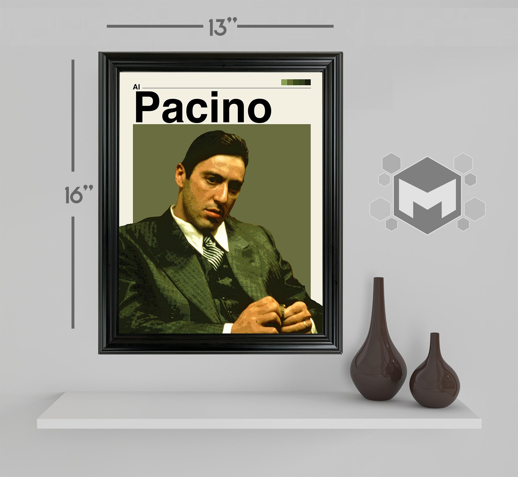 Al Pacino Framed Sports Art Photo by Thomas Maxwell