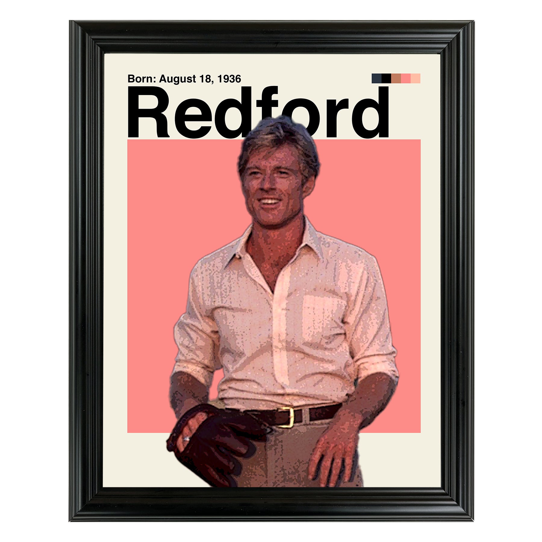 Robert Redford Framed Sports Art Photo by Thomas Maxwell