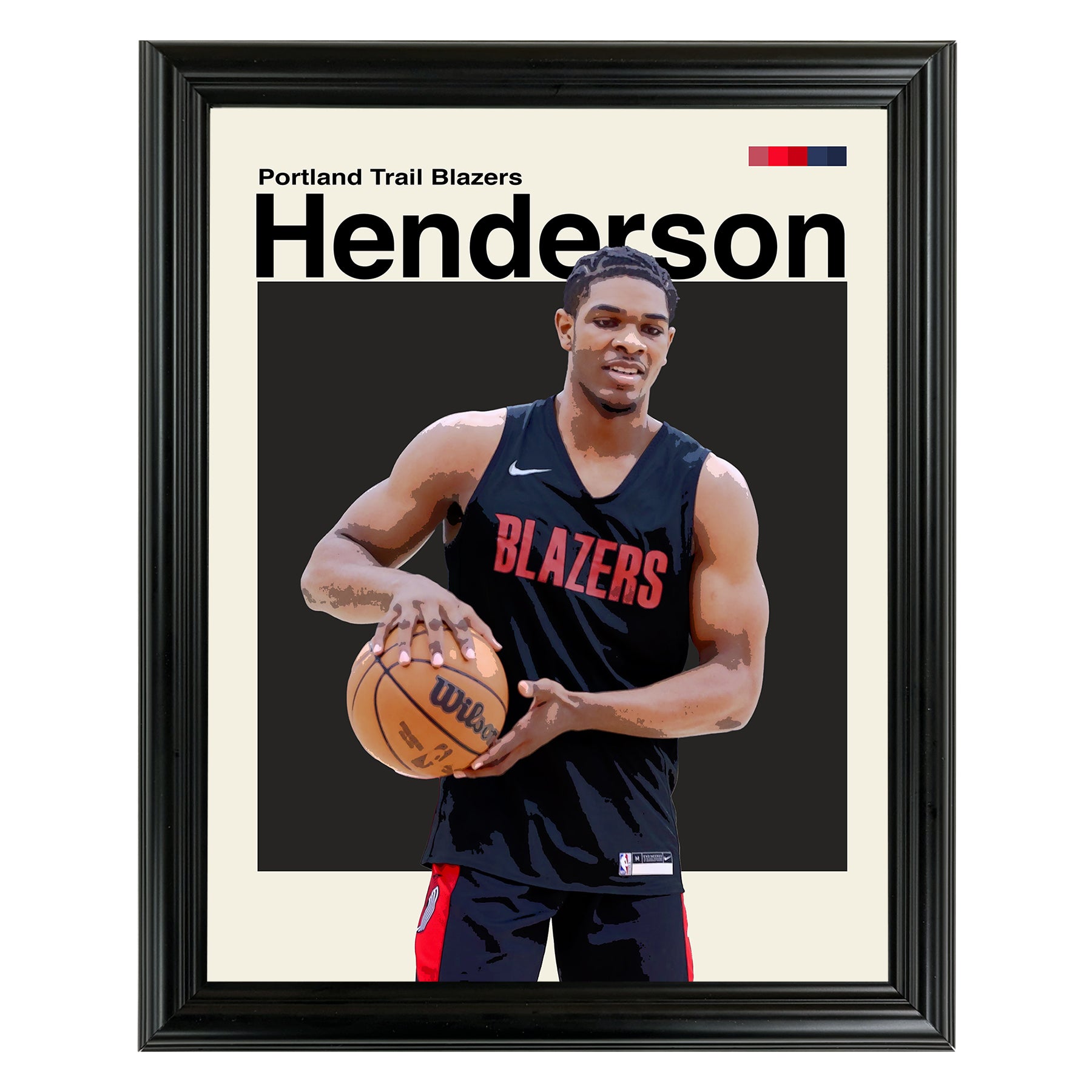 Scoot Henderson Framed Sports Art Photo by Thomas Maxwell