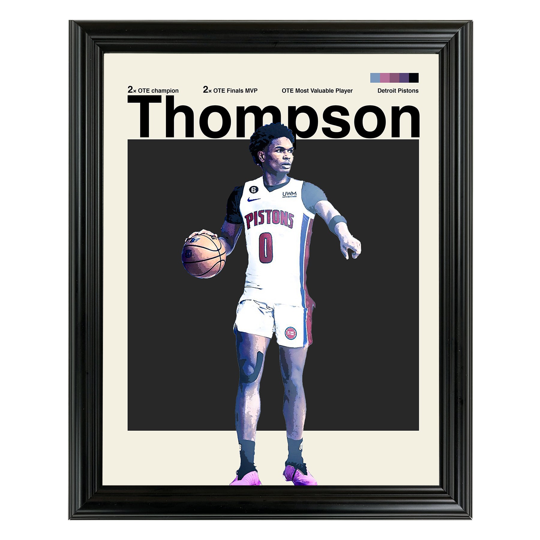 Ausar Thompson Framed Sports Art Photo by Thomas Maxwell