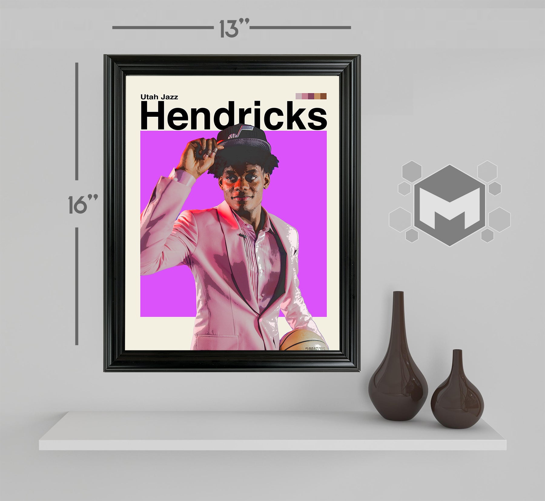 Taylor Hendricks Framed Sports Art Photo by Thomas Maxwell