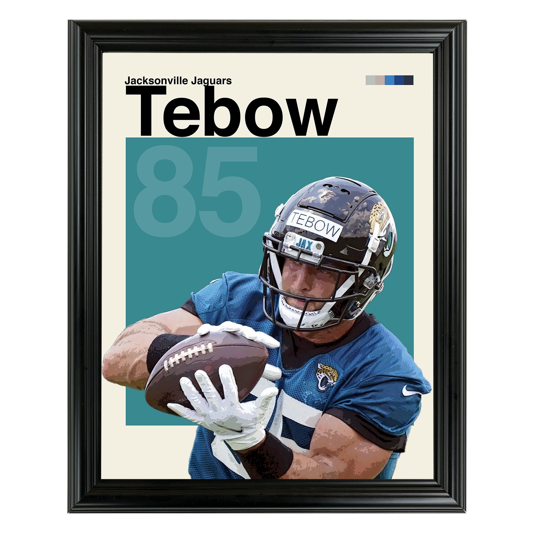 Tim Tebow Framed Sports Art Photo by Thomas Maxwell