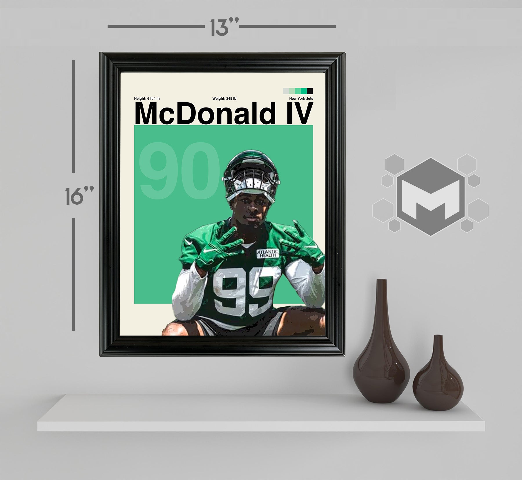 Will McDonald IV Framed Sports Art Photo by Thomas Maxwell