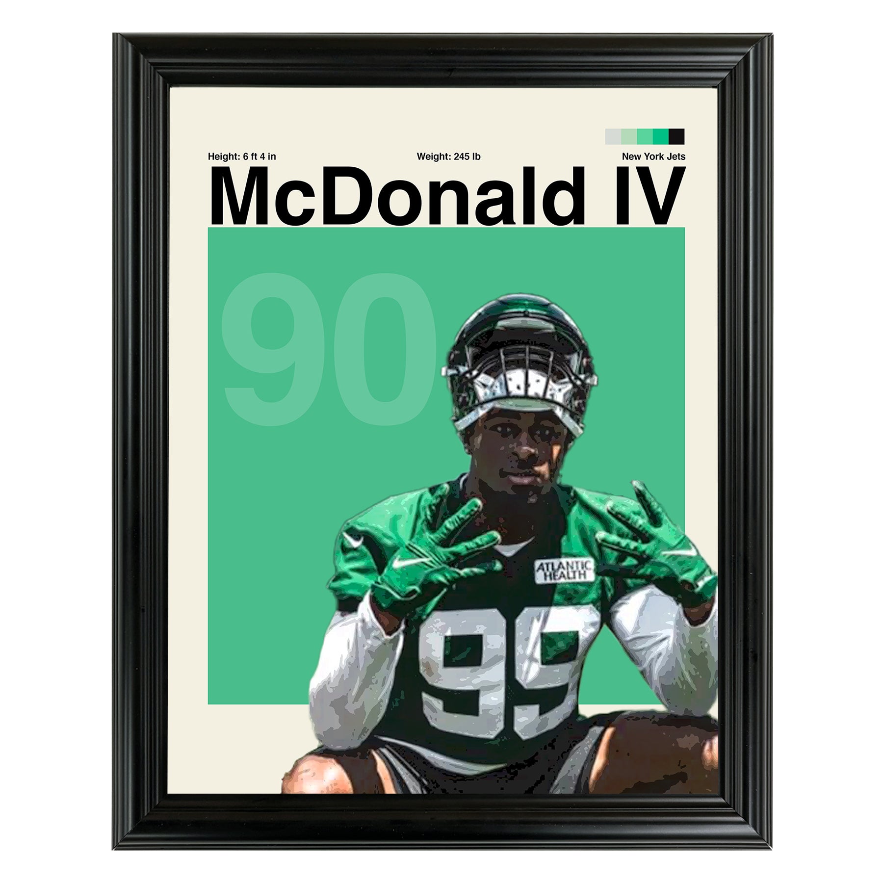 Will McDonald IV Framed Sports Art Photo by Thomas Maxwell