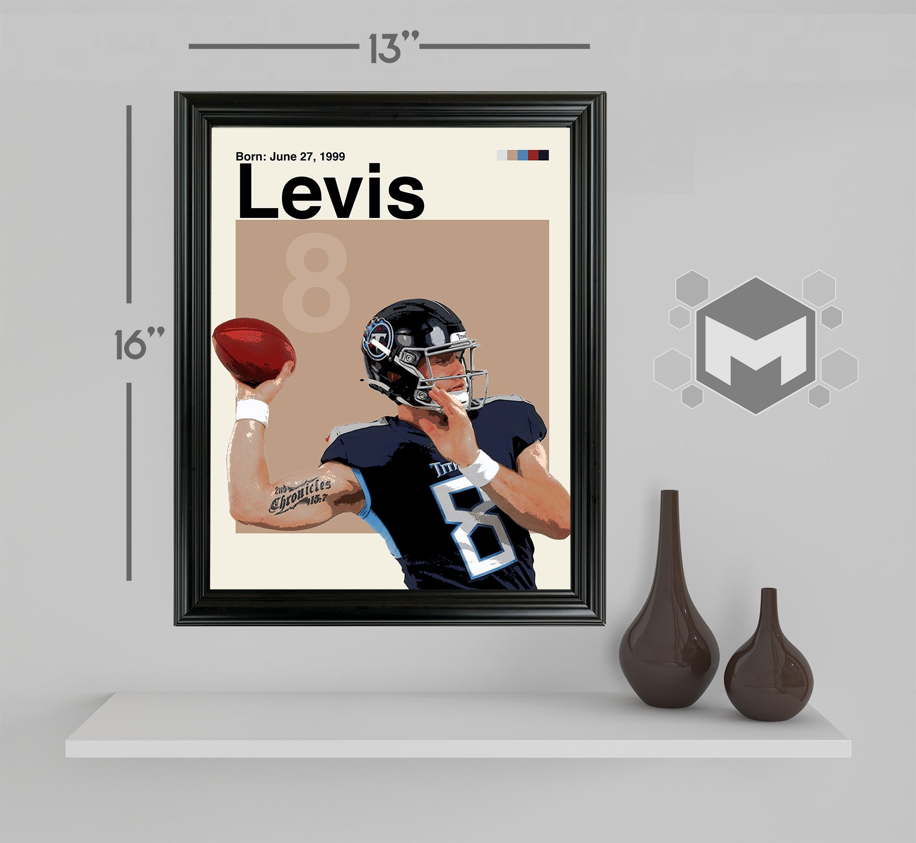 Will Levis Framed Sports Art Photo by Thomas Maxwell