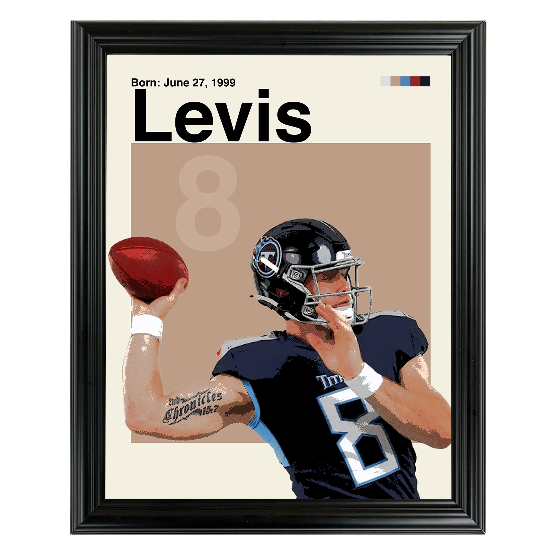 Will Levis Framed Sports Art Photo by Thomas Maxwell