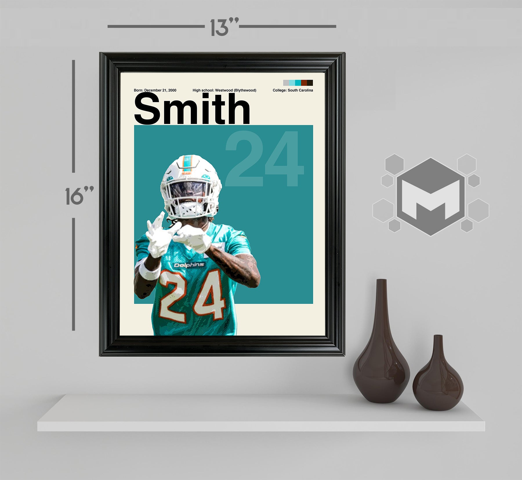 Cam Smith Framed Sports Art Photo by Thomas Maxwell