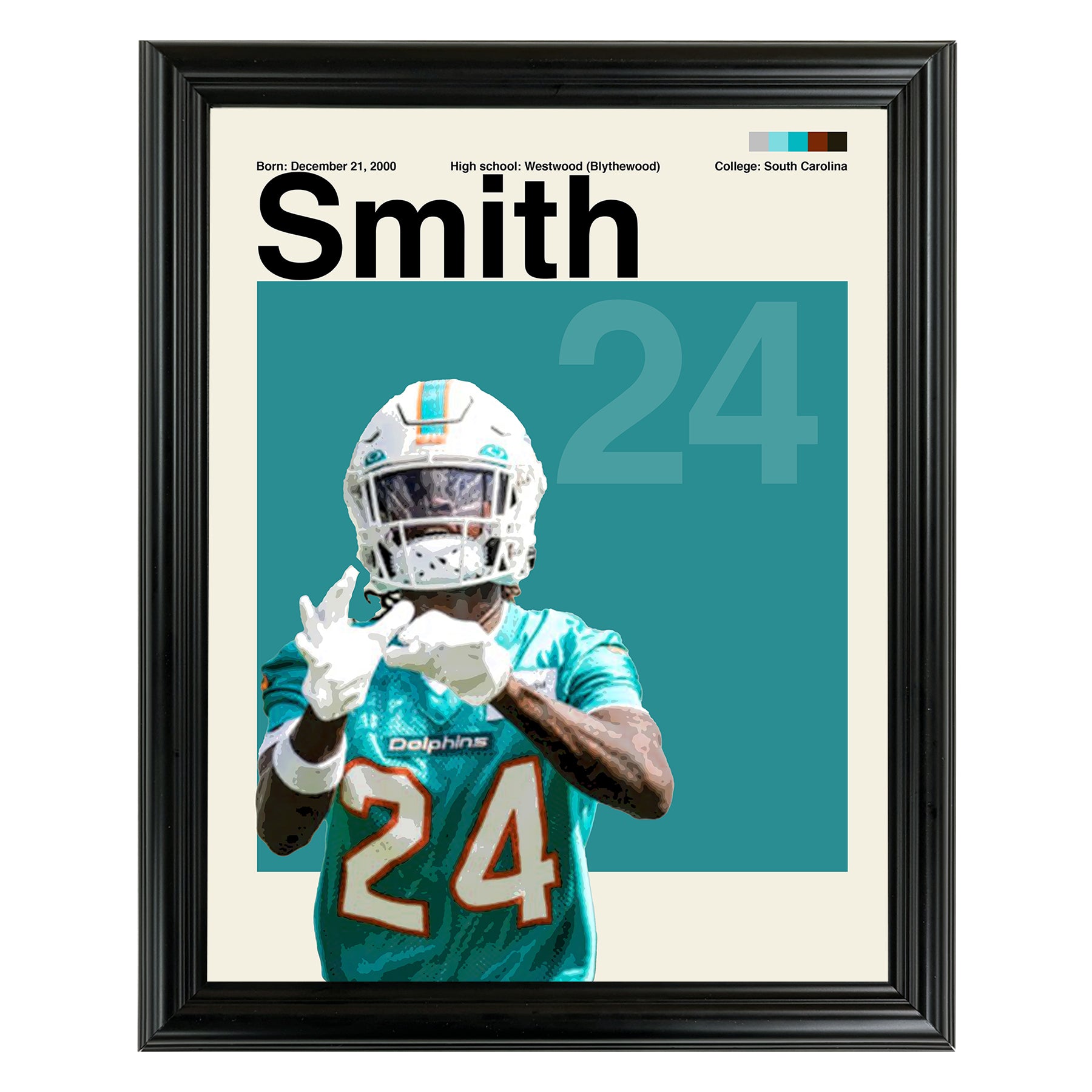 Cam Smith Framed Sports Art Photo by Thomas Maxwell