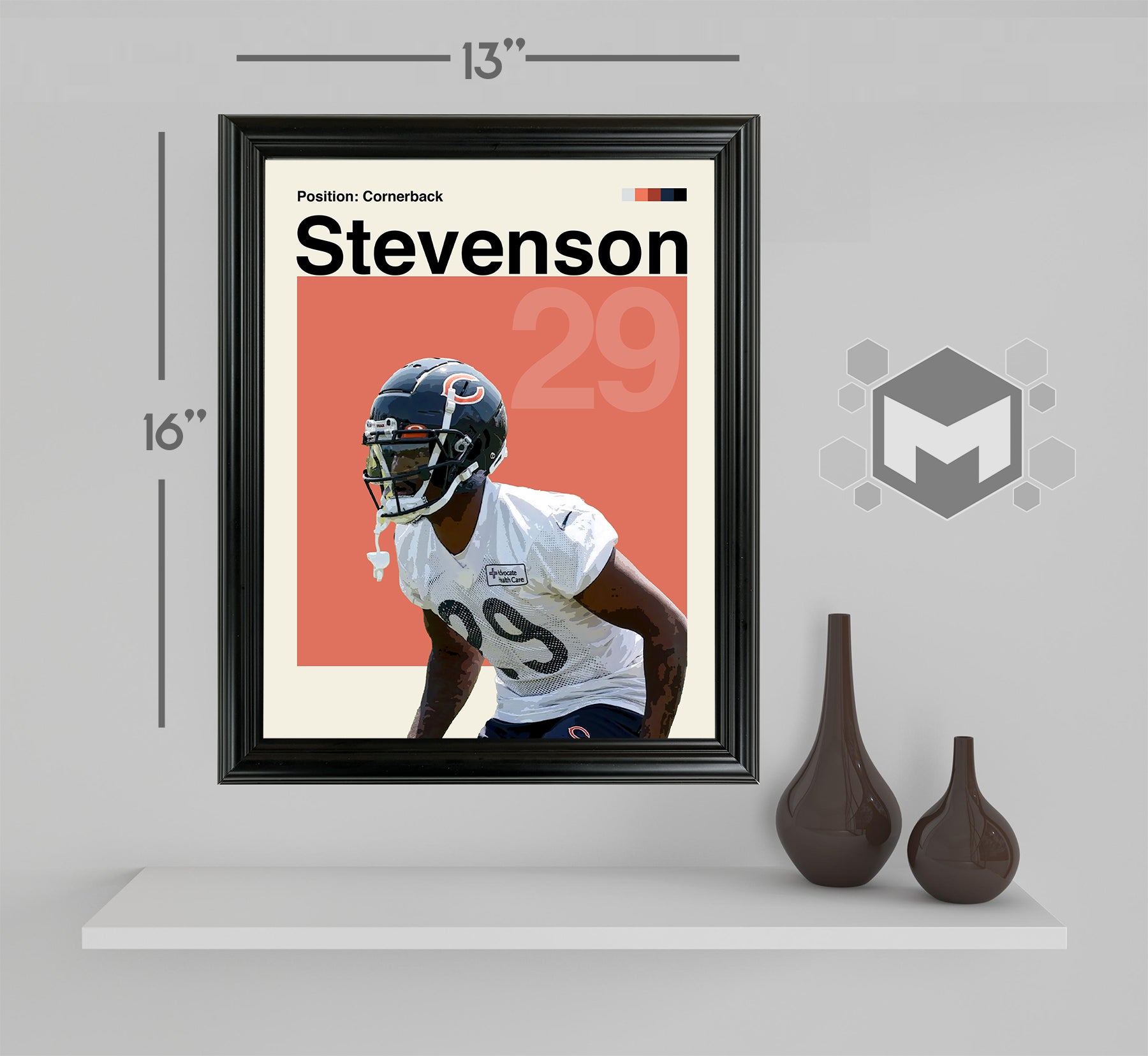 Tyrique Stevenson Framed Sports Art Photo by Thomas Maxwell