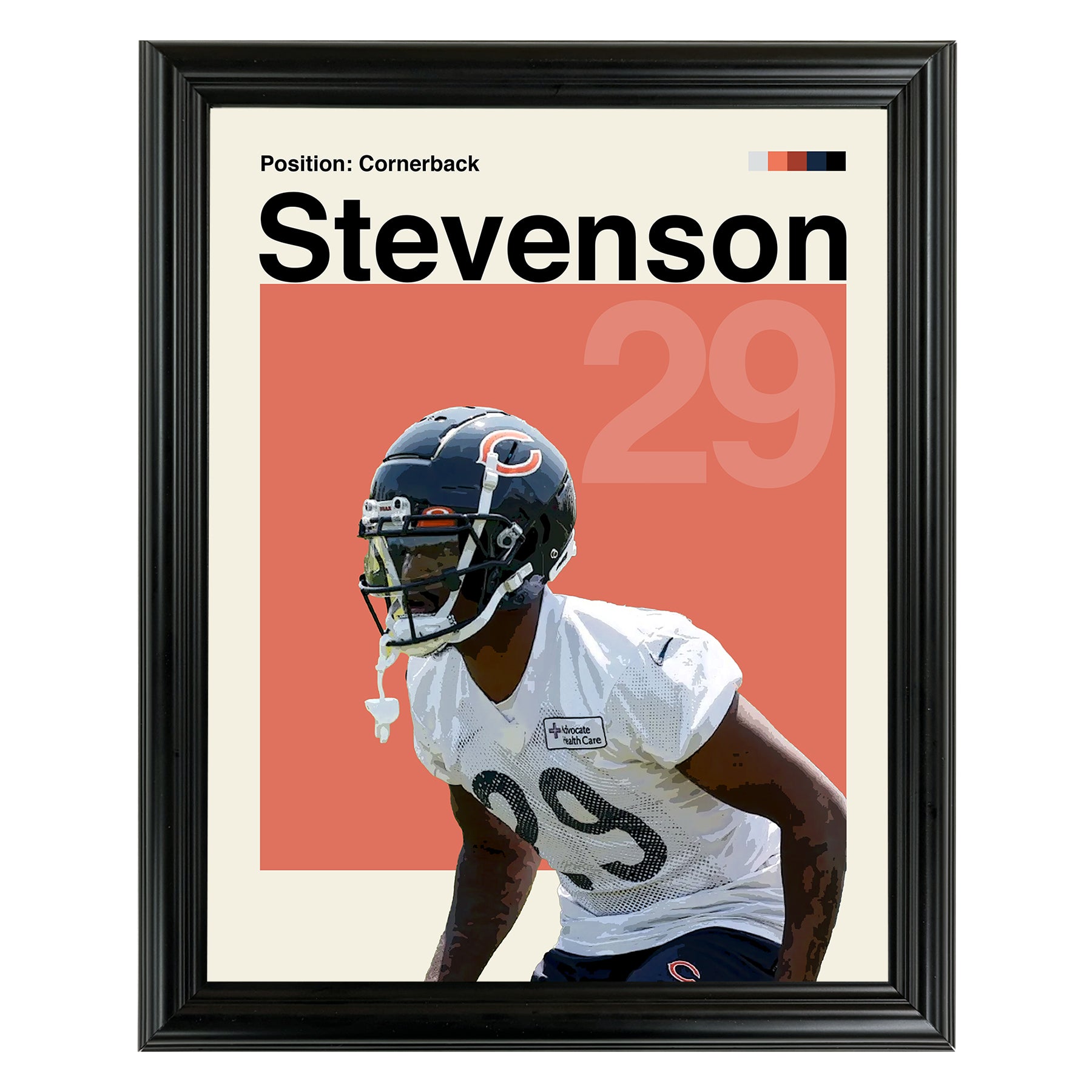 Tyrique Stevenson Framed Sports Art Photo by Thomas Maxwell