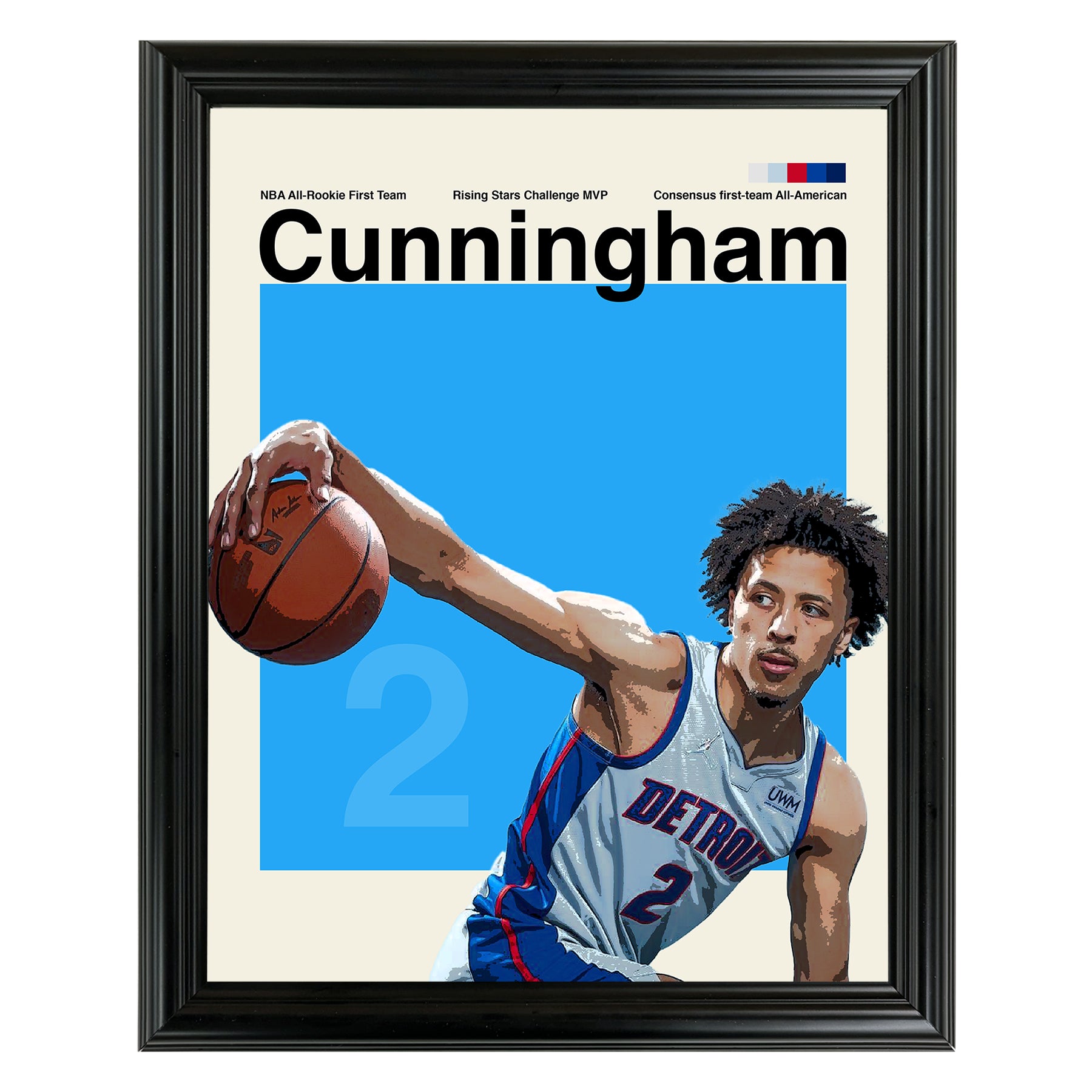 Cade Cunningham Framed Sports Art Photo by Thomas Maxwell