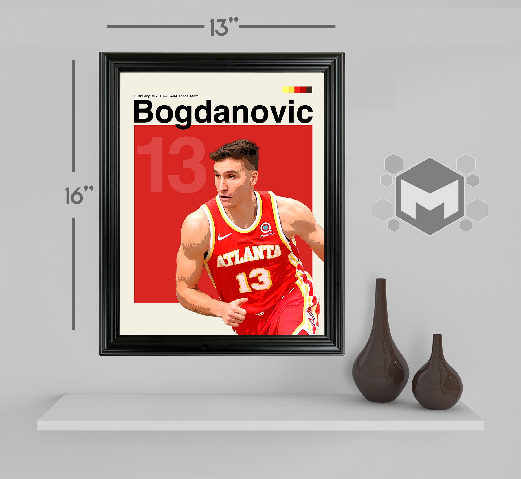 Bogdan Bogdanovic Framed Sports Art Photo by Thomas Maxwell