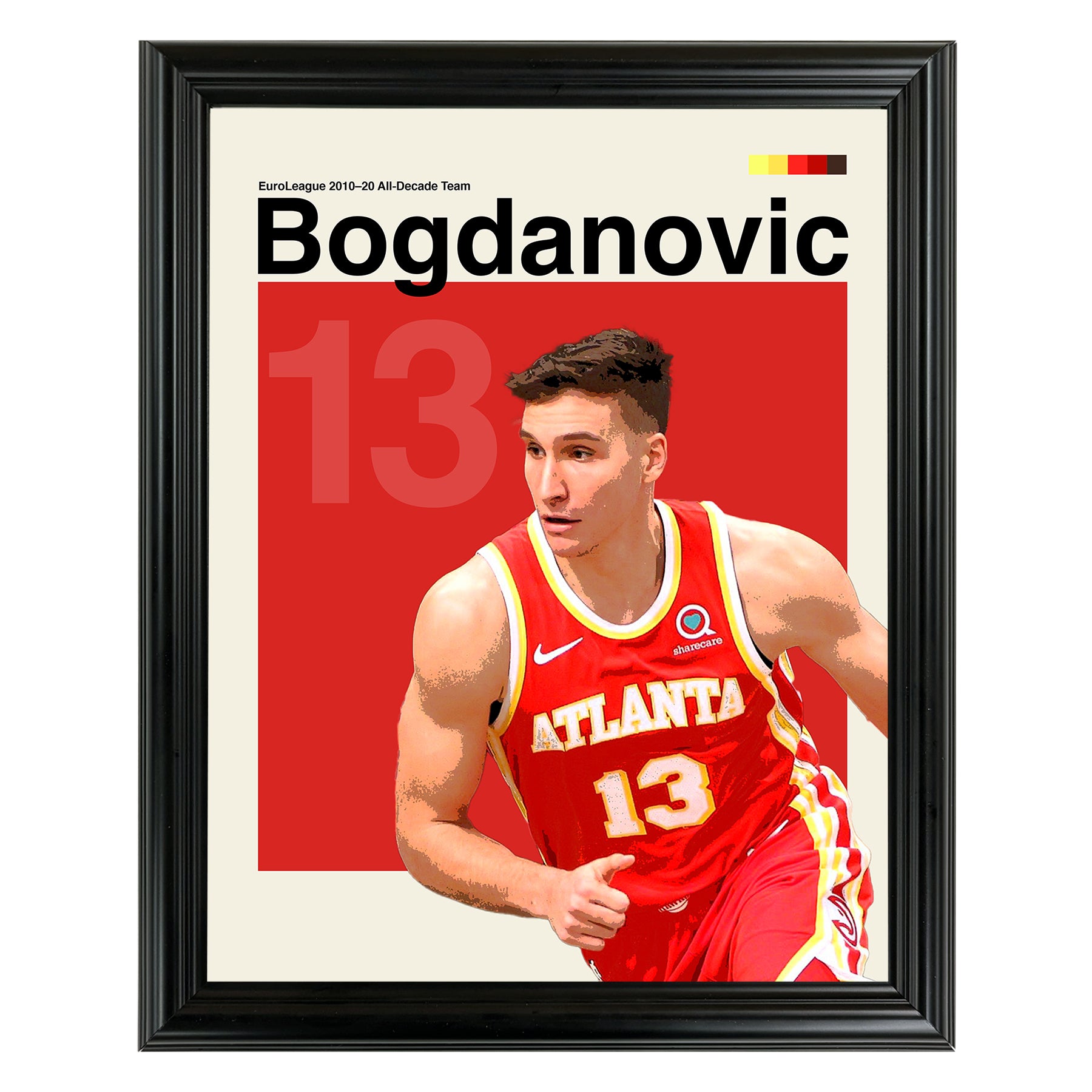 Bogdan Bogdanovic Framed Sports Art Photo by Thomas Maxwell