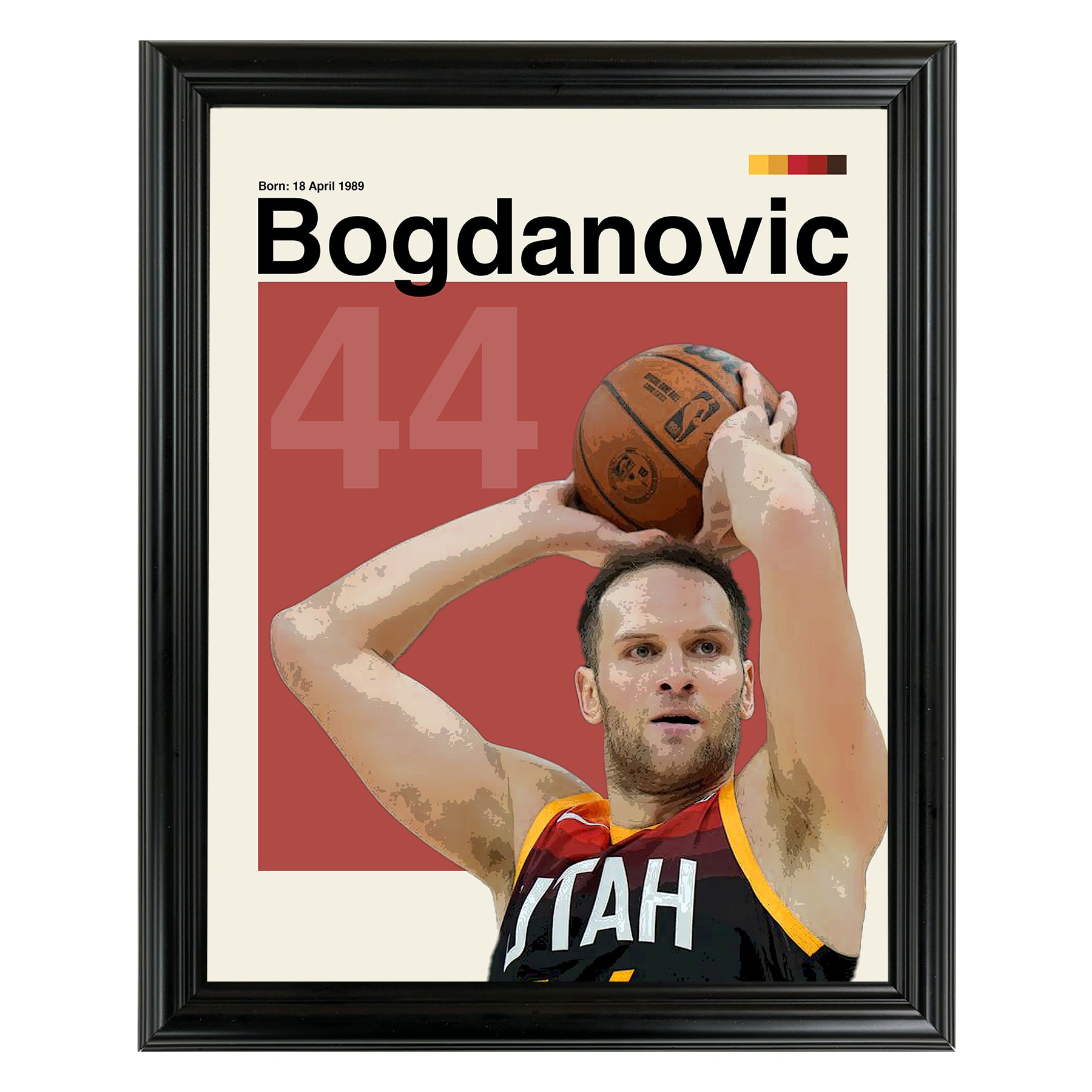 Bojan Bogdanovic Framed Sports Art Photo by Thomas Maxwell