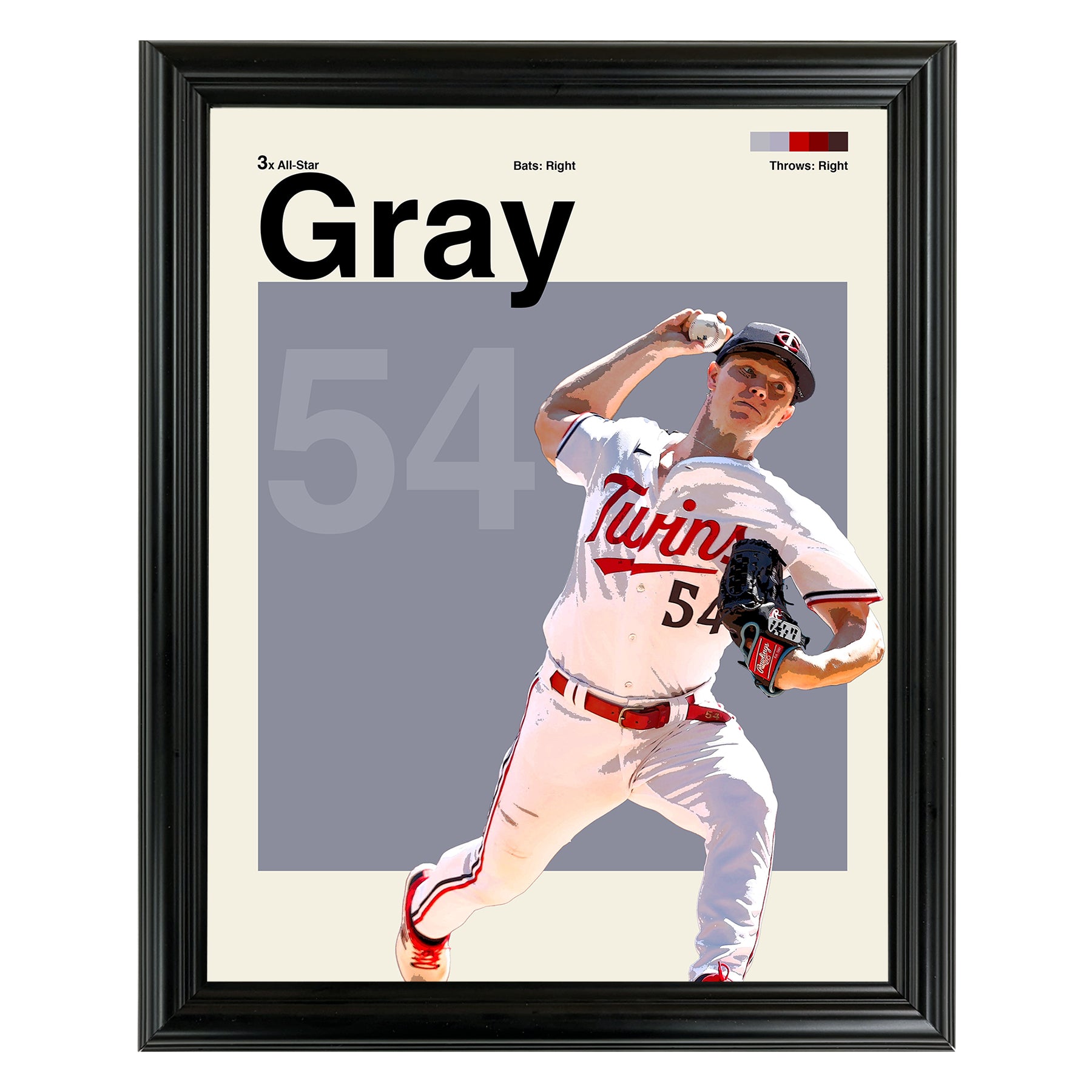 Sonny Gray Framed Sports Art Photo by Thomas Maxwell