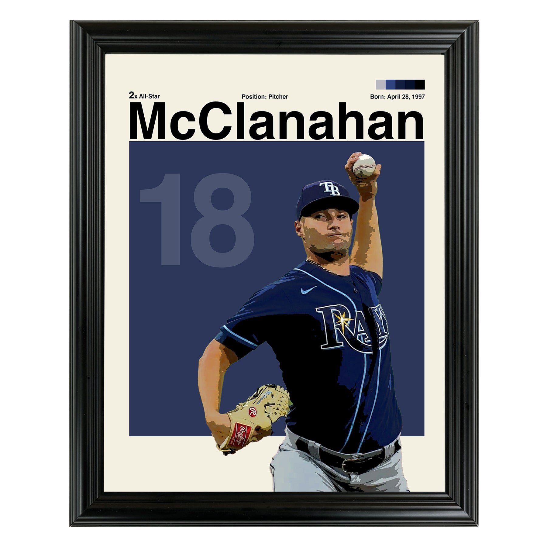 Shane McClanahan Framed Sports Art Photo by Thomas Maxwell