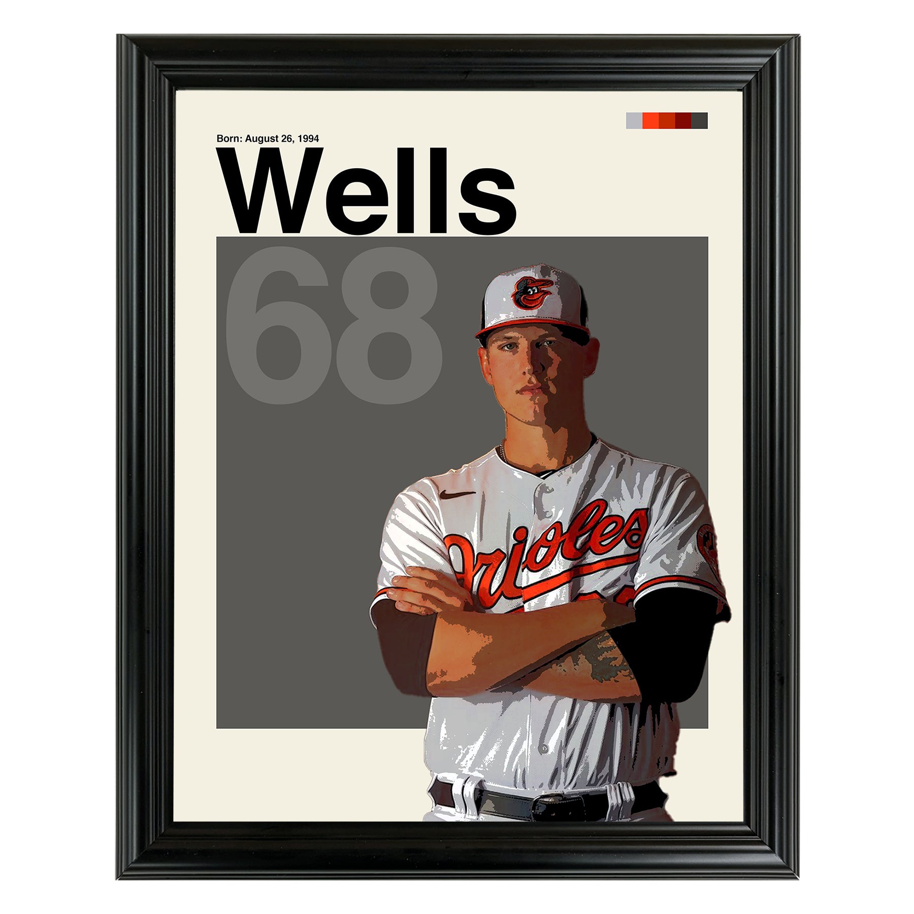 Tyler Wells Framed Sports Art Photo by Thomas Maxwell