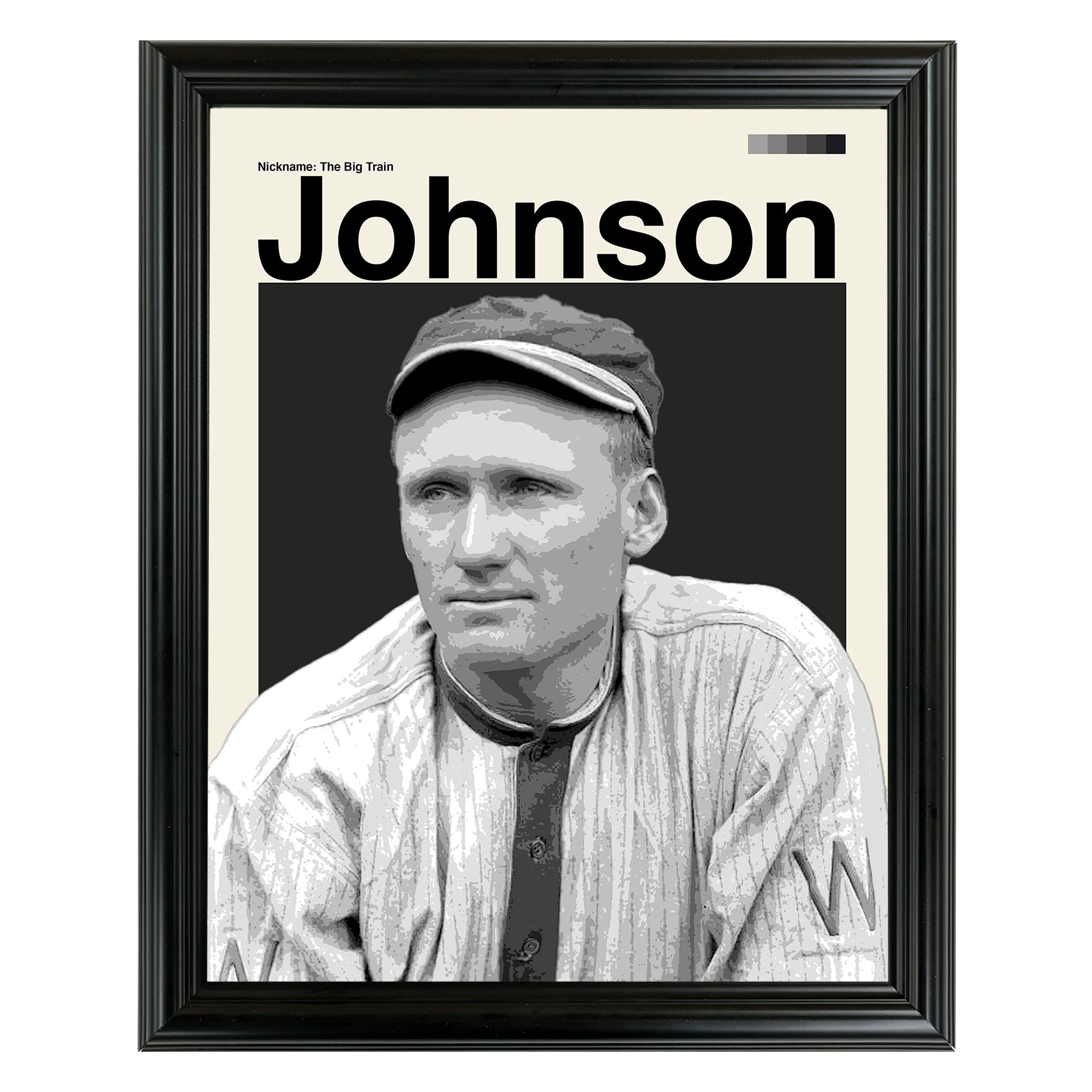 Walter Johnson Framed Sports Art Photo by Thomas Maxwell